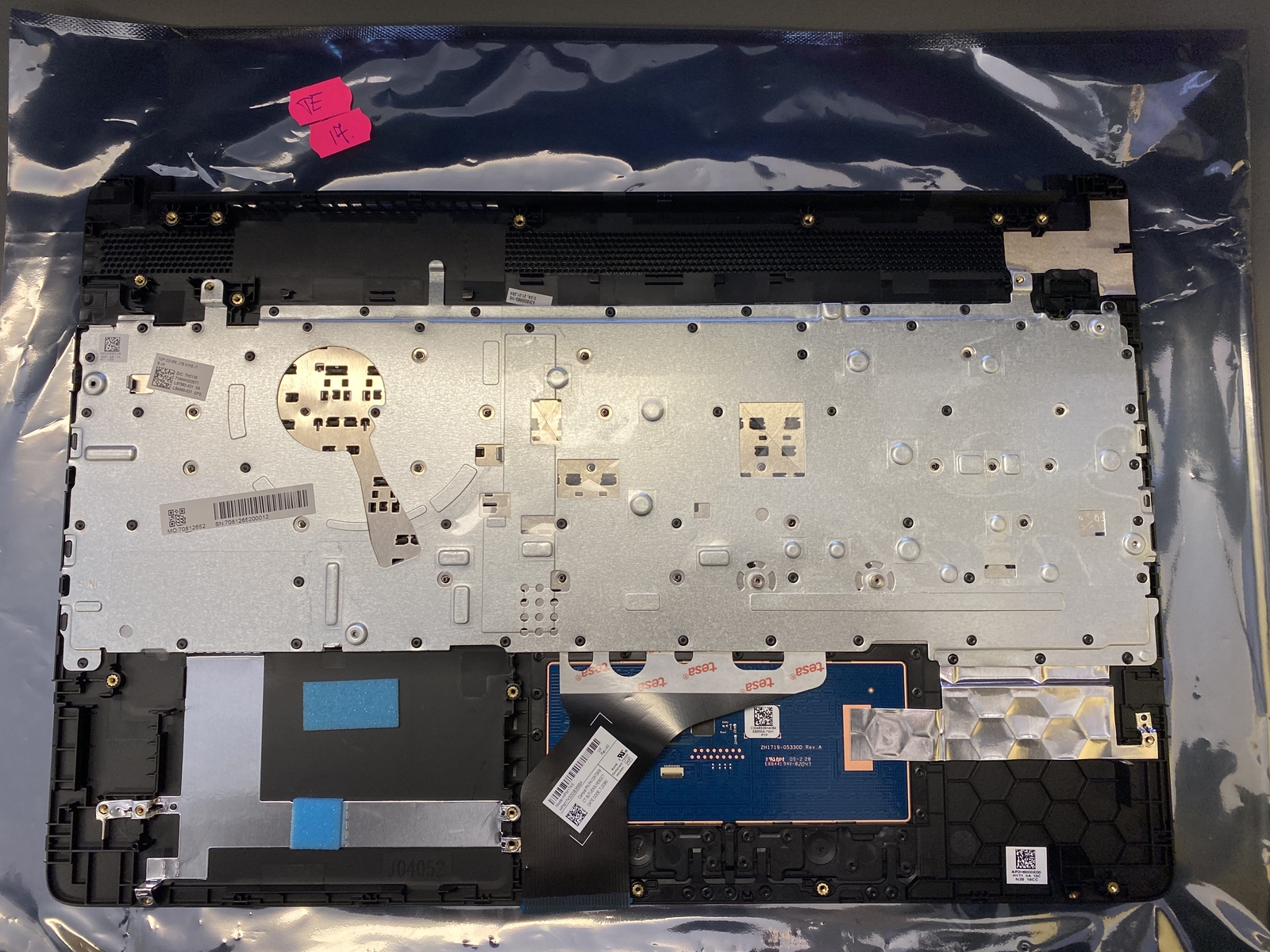 HP 15-DW Series 15.6 Palmrest UK Keyboard With Touchpad L97982-031 L94460-031