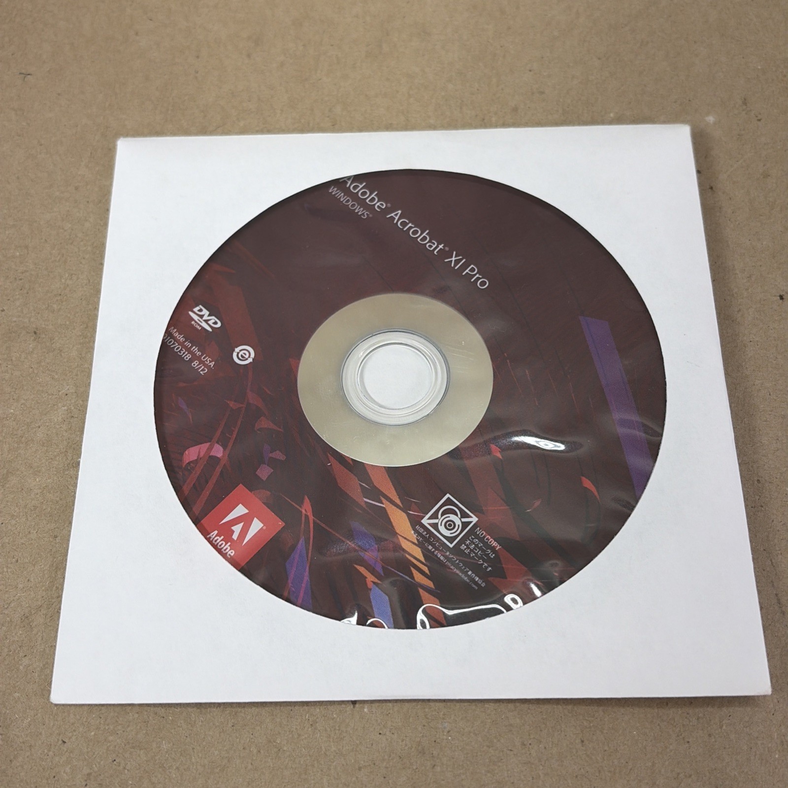 Adobe Acrobat XI Pro Windows DVD Disc with Serial READ