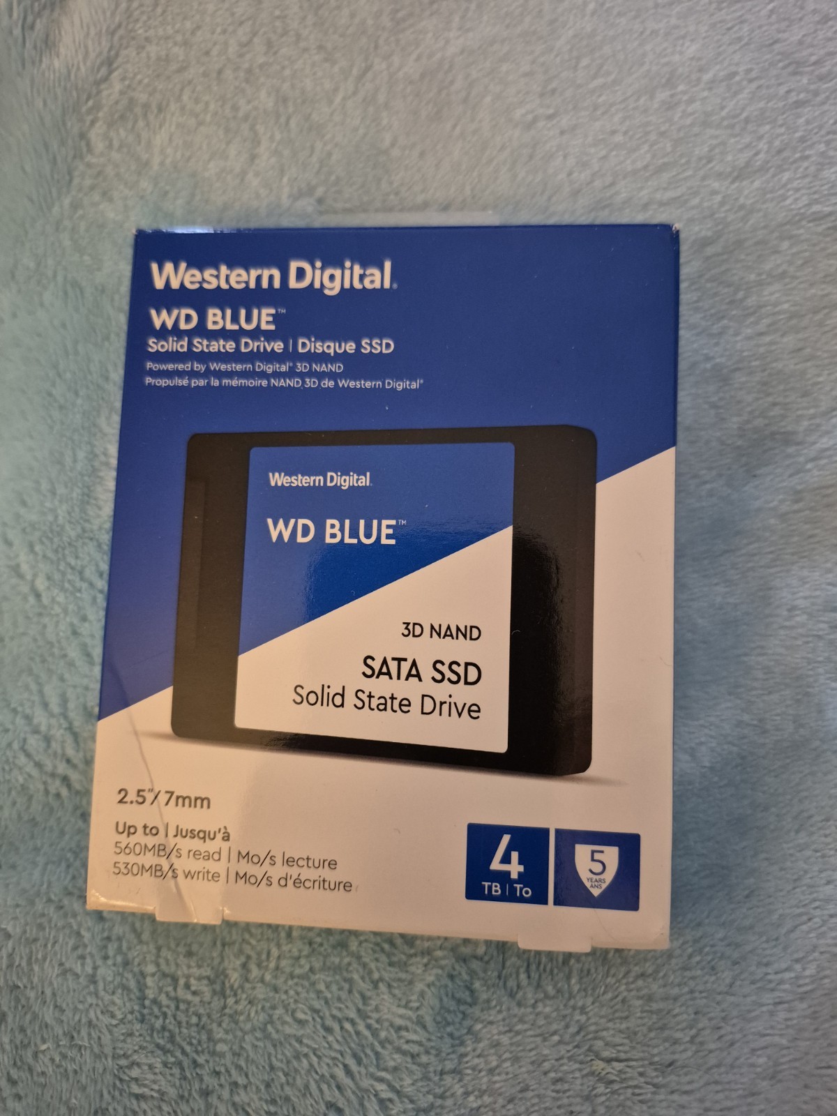 Western Digital WD Blue 4TB 2.5″ SATA SSD 3D NAND Solid State Drive 560/530 MB/s