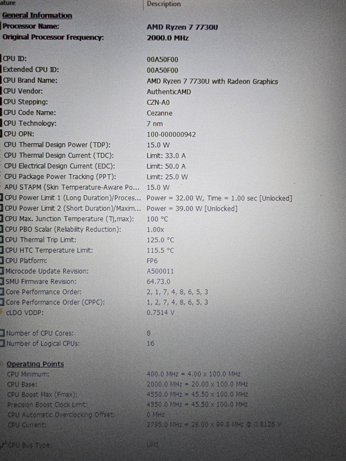 Asus VivoBook 15 M1502 | Ryzen 7 7730U 16GB RAM 512GB NVMe SSD | FHD Backlit