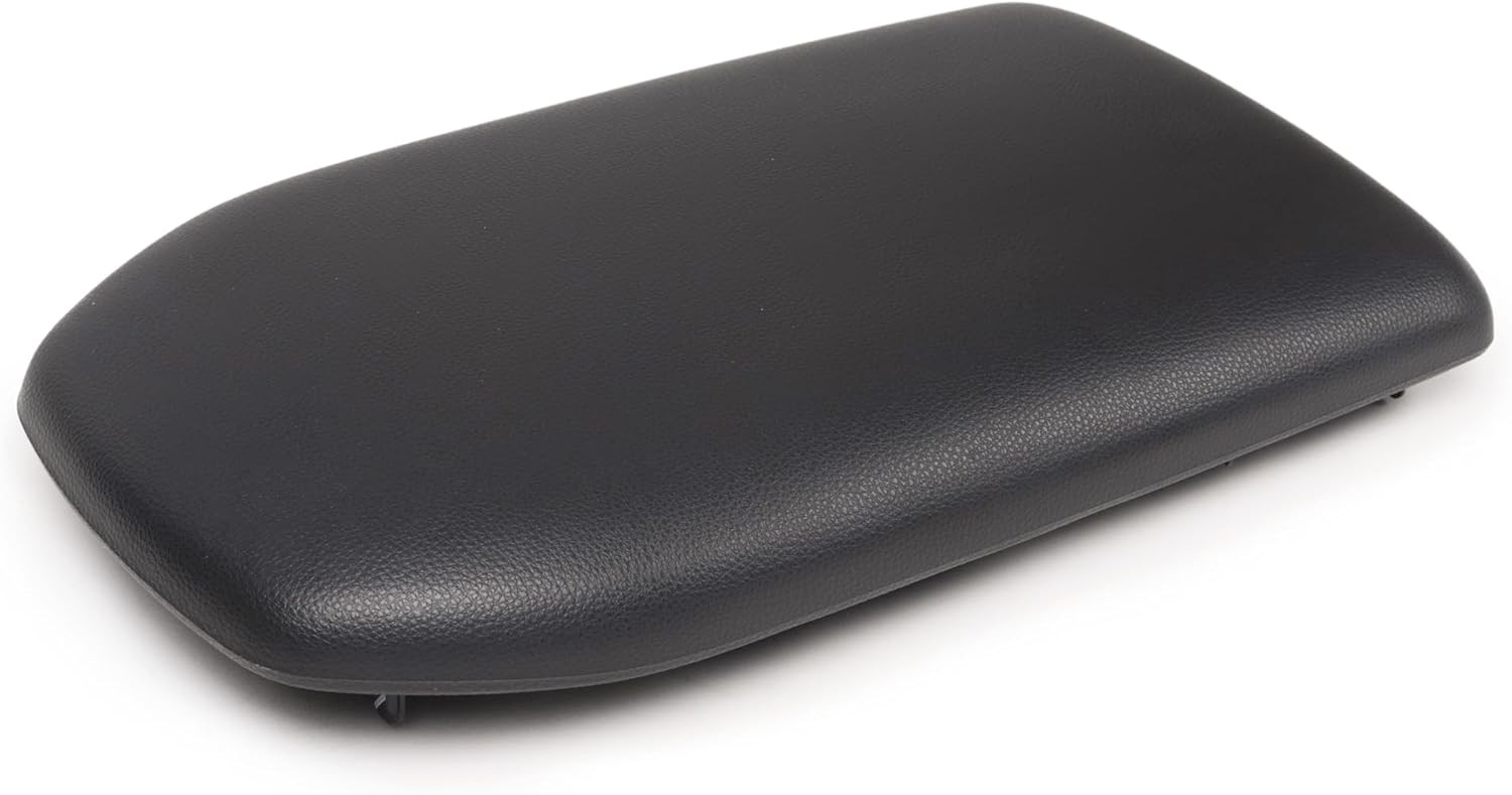 Center Console Lid Compatible with Toyota Rav4 2019 2020 2021 2022 PVC, Black