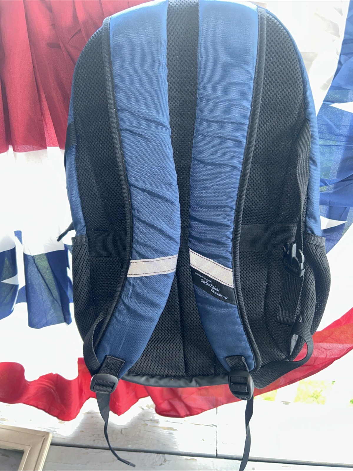 SwissGear Wenger SwissDigital Backpack fits 16″ Laptop Airflow Back Blu/blk