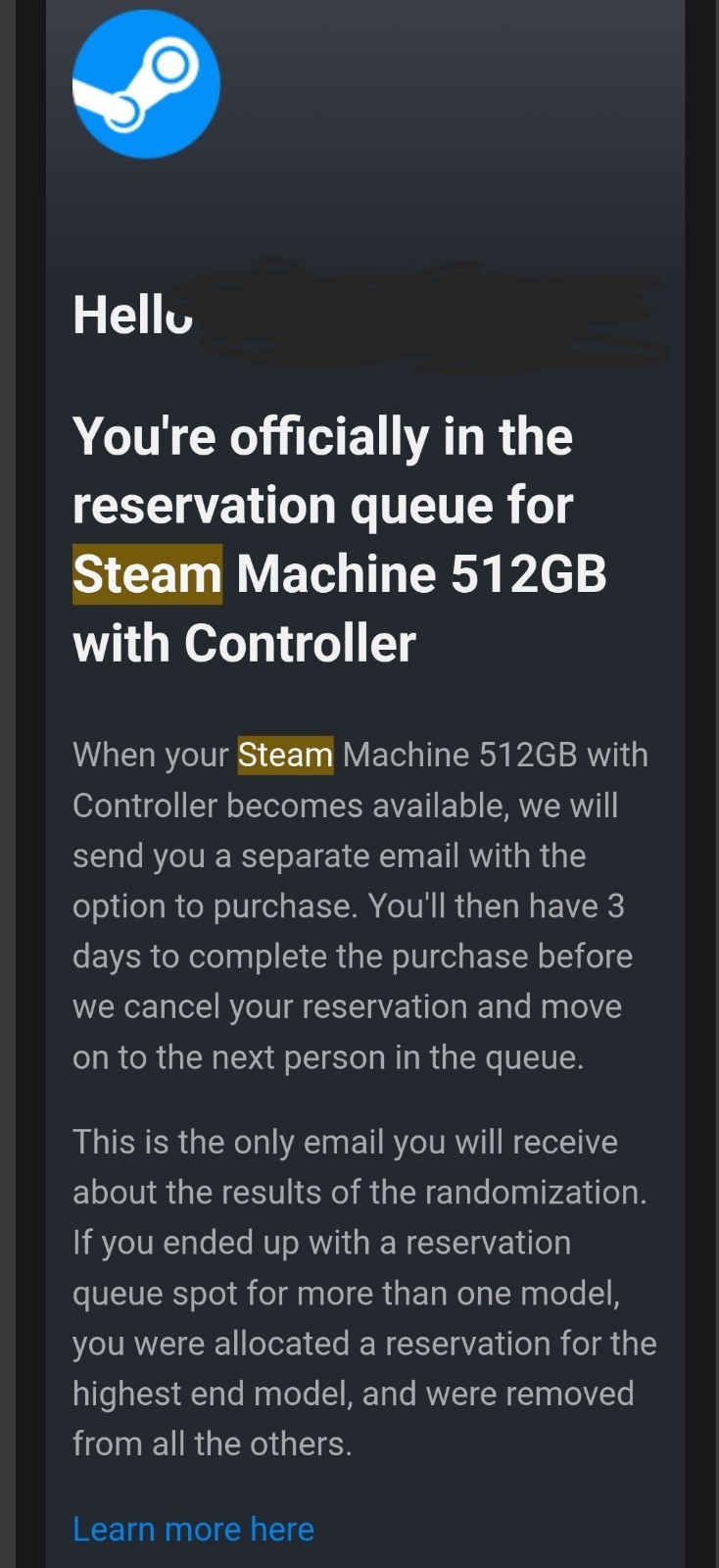 Steam Machine Console 512GB + Controller (Pre-Sale) – Ships Directly to Buyer