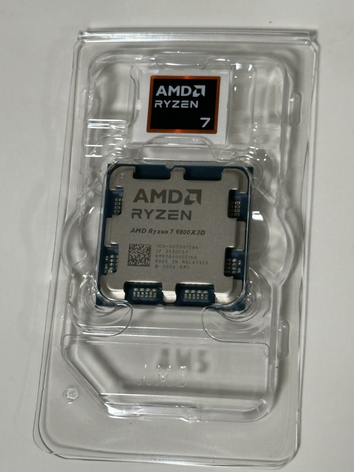AMD – Ryzen 7 9800X3D 8-Core – 16-Thread 4.7 GHz (5.2 GHz Max Boost) Socket AM5