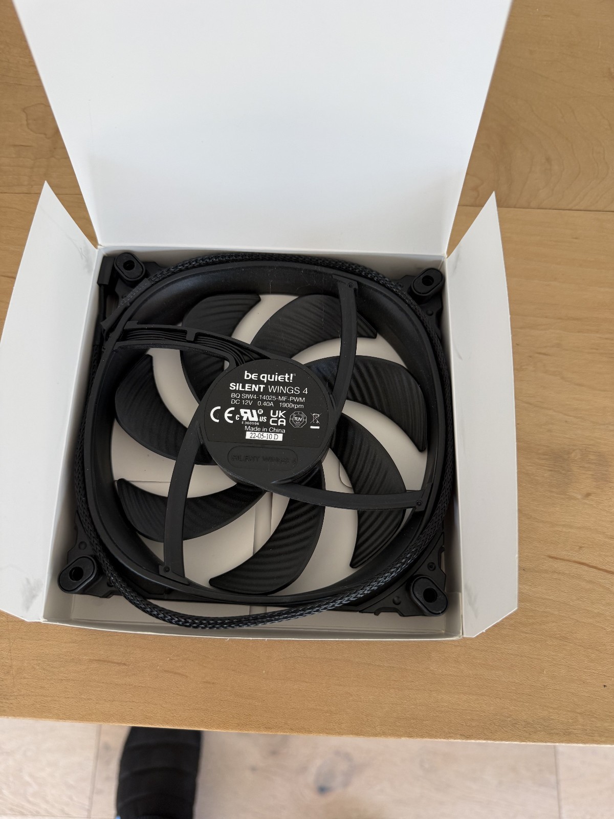 be quiet! Silent Wings 4 PWM high-speed 140mm Case Fan – Black