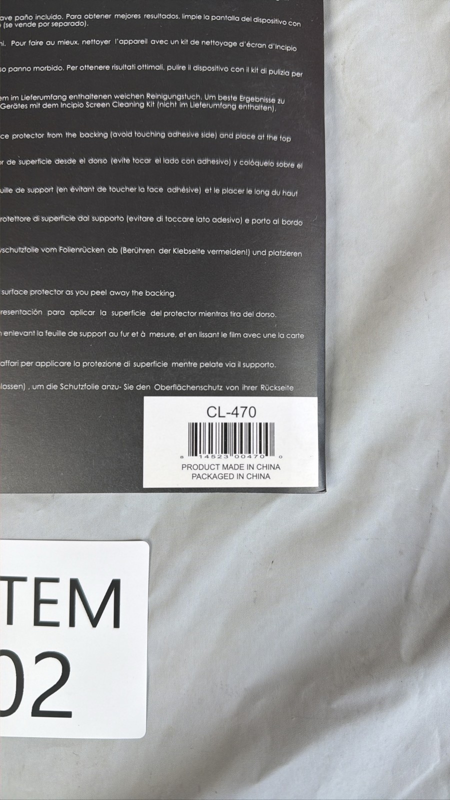 Only 1 Inside Idncipio PLEX Clear Screen Protector 1-Pack for Applei Pad 2 & 3