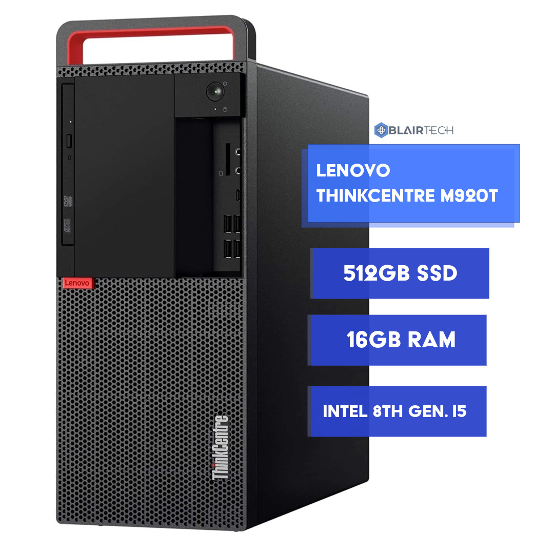 Lenovo ThinkCentre Desktop Workstation- Intel 8th Gen i5 16GB RAM Windows 11 Pro