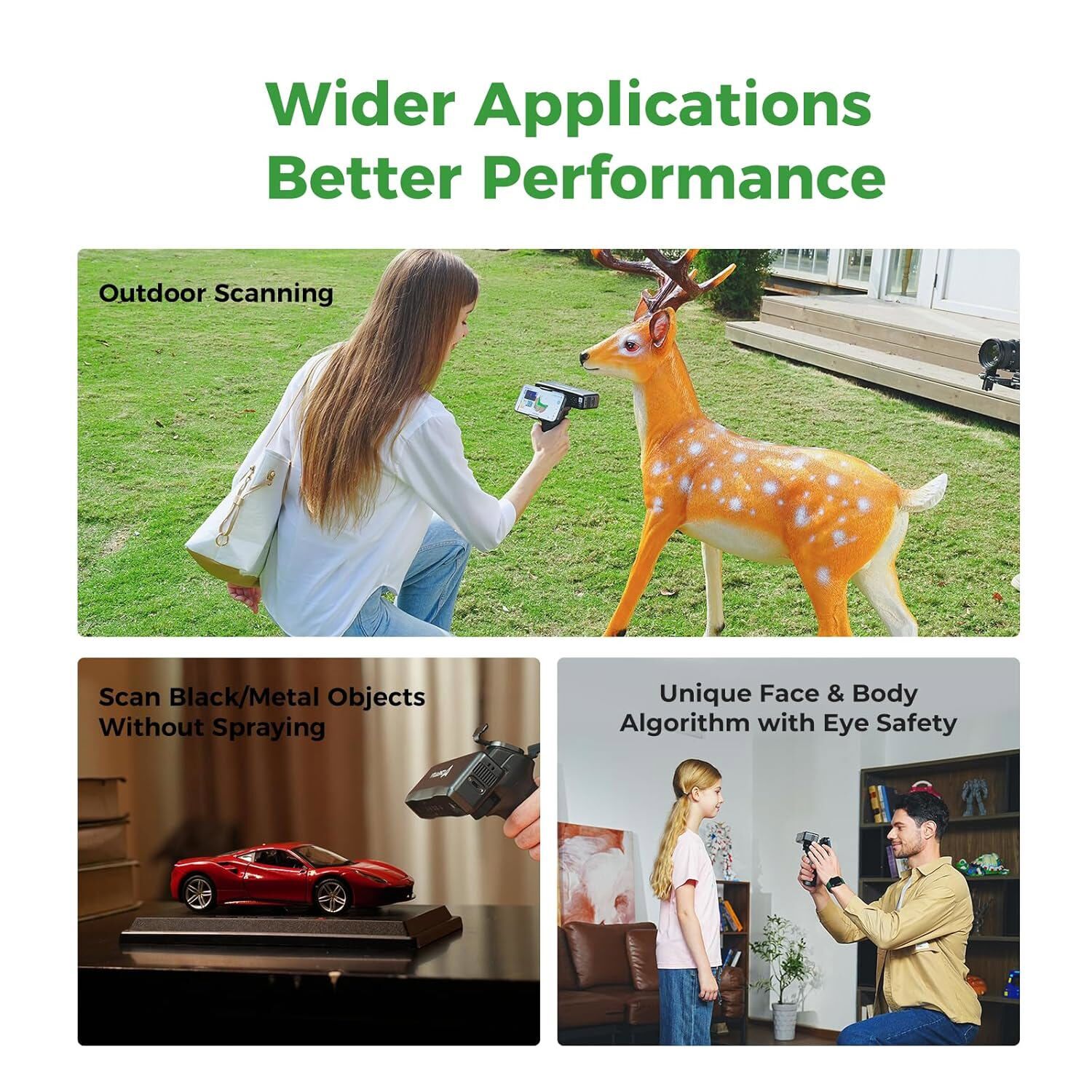 Creality 3D Scanner Otter Lite + Lite Bridge 0.05mm 30FPS 24-Bit Full-Color Scan