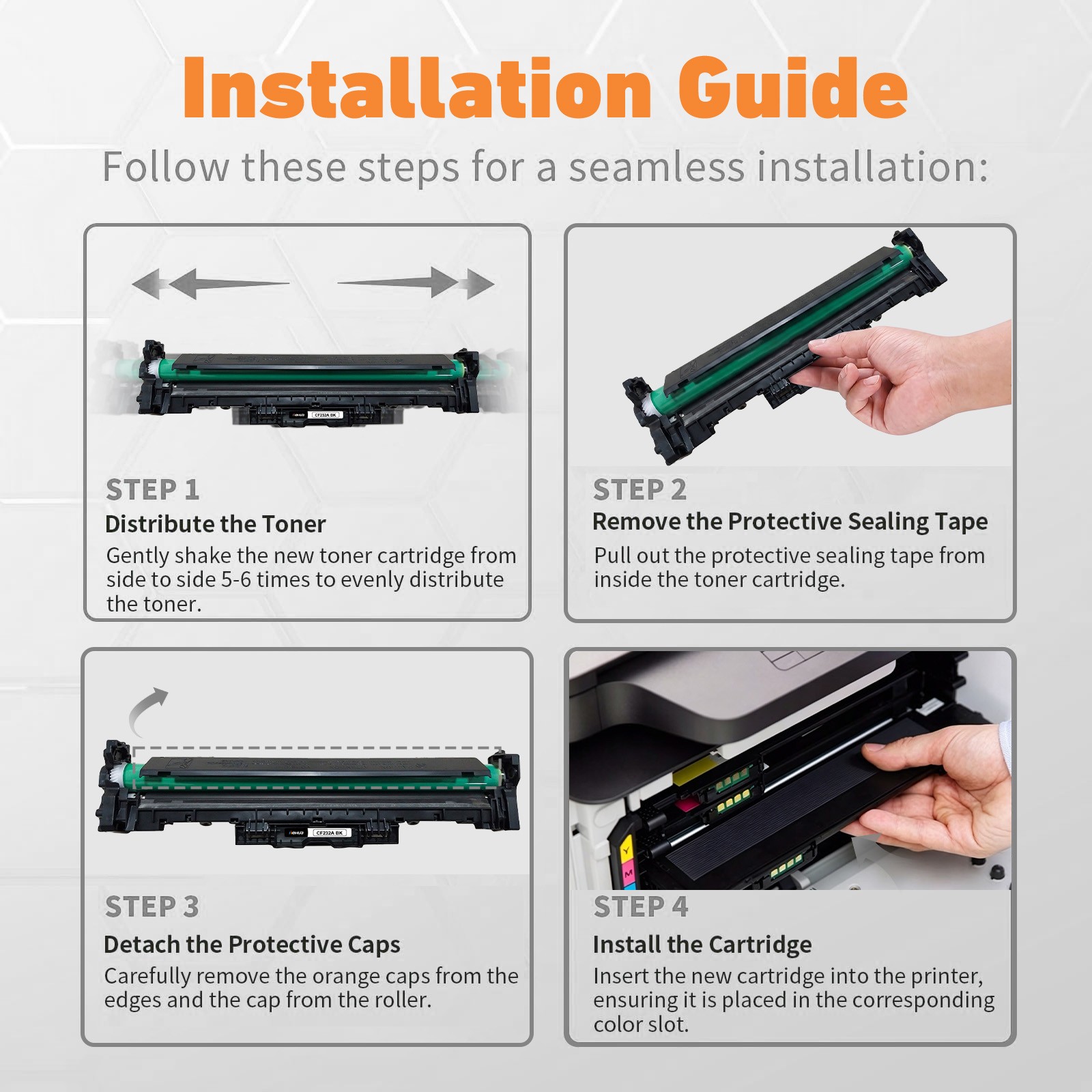 CF232A Toner BLACK For HP LaserJet Pro M203d 203dn LaserJet Ultra M206dn MFP