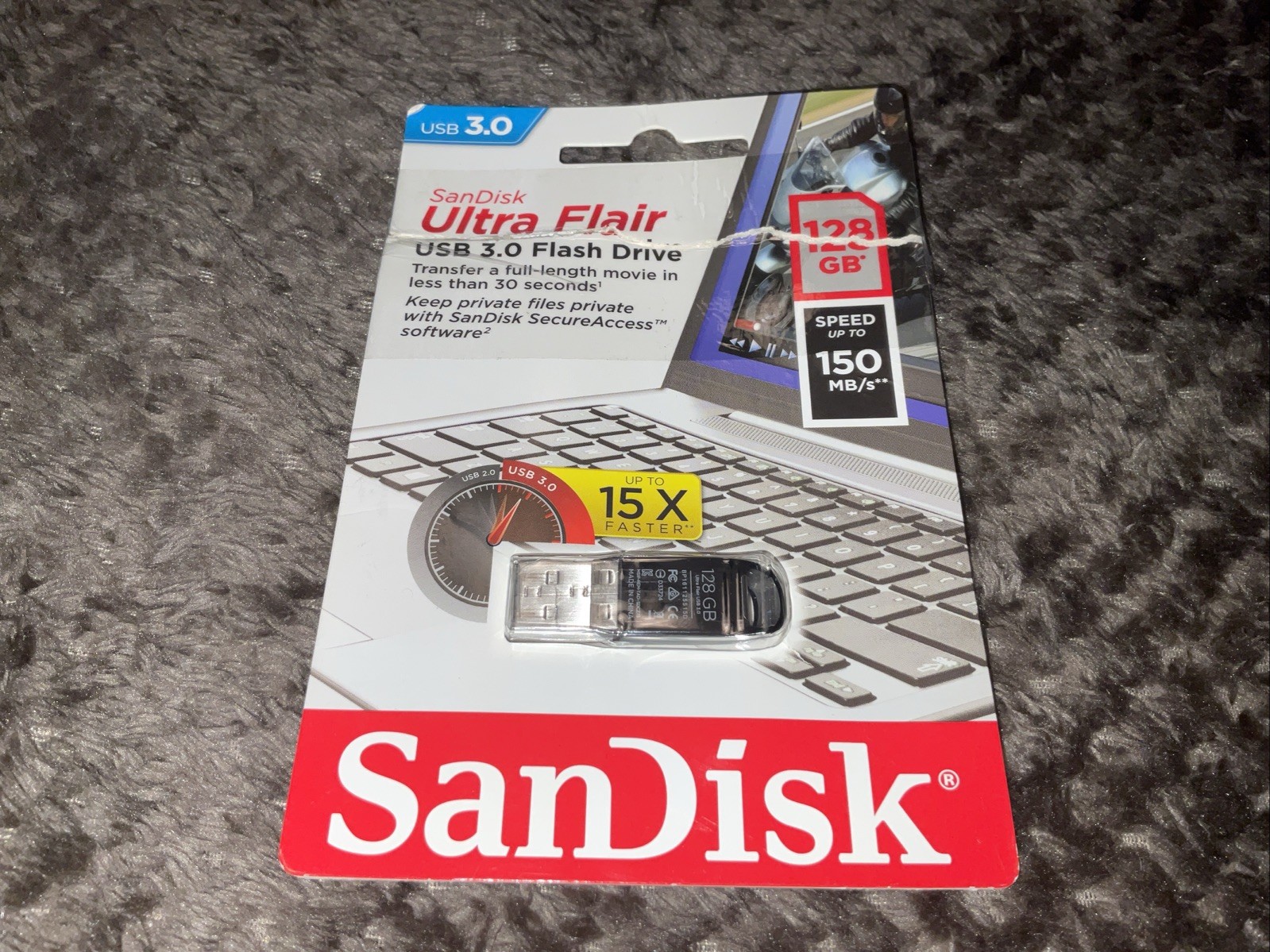 SanDisk Ultra Flair USB 3.0 Flash Drive Memory 16GB 32GB 64GB 128GB 256GB 512GB