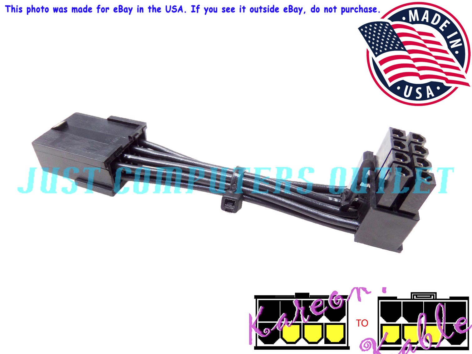 🔥 (11mm) Low Profile Right Angle 8-Pin PCI-E Inverted GPU Adapter Cable