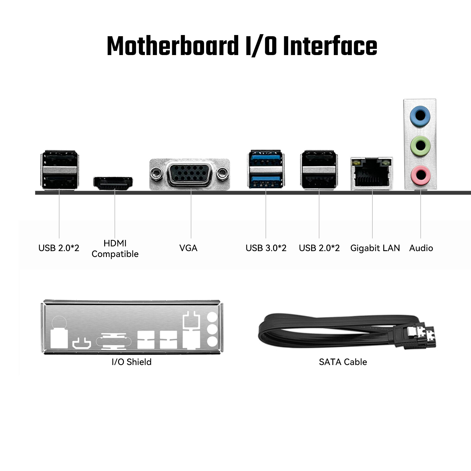 B450 Motherboard AM4, DDR4, PCIe 3.0, SATA3.0, M.2, USB 3.0, VGA/HDMI, Micro-ATX