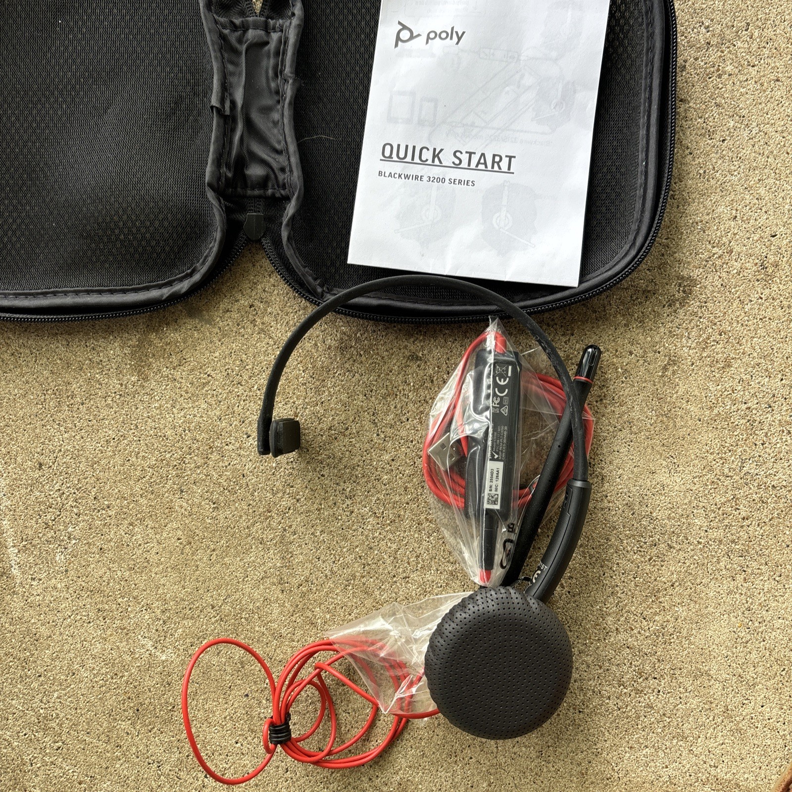 Plantronics Blackwire 3220 USB Over-the-Ear Headset – Black