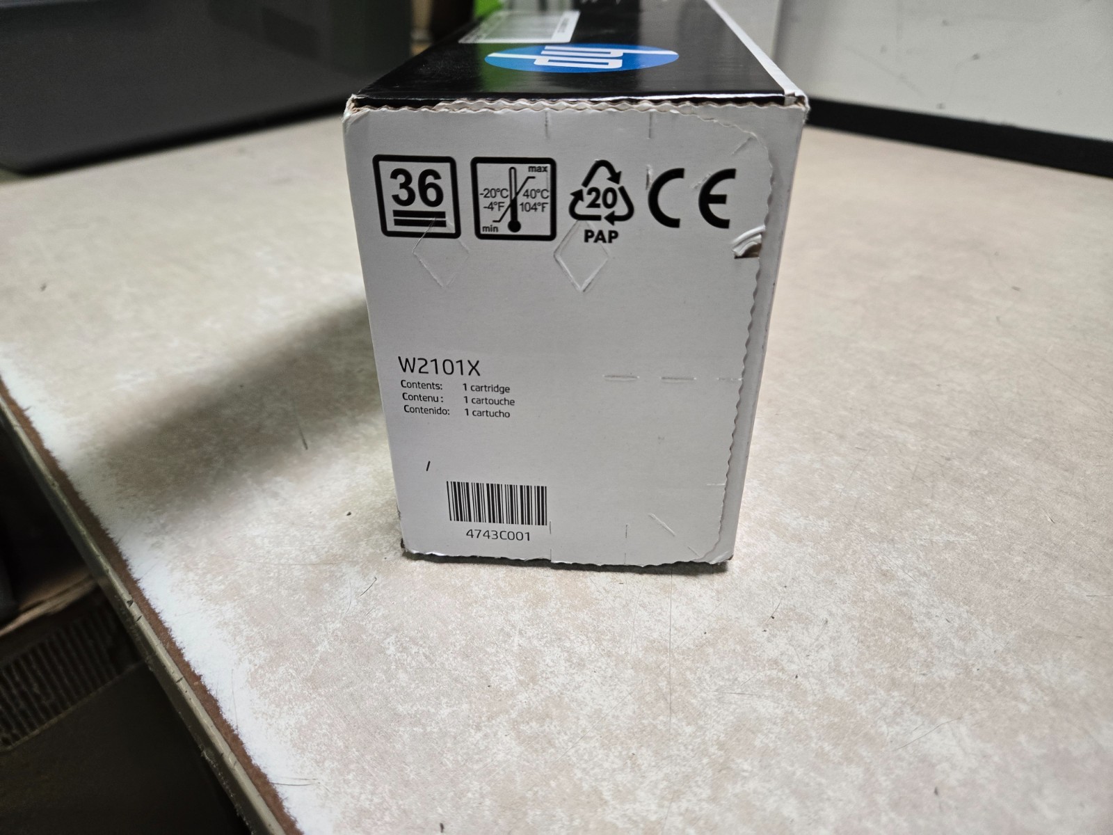 HP 210X Cyan High Yield LaserJet TerraJet Toner Cartridge W2101X Genuine Sealed!