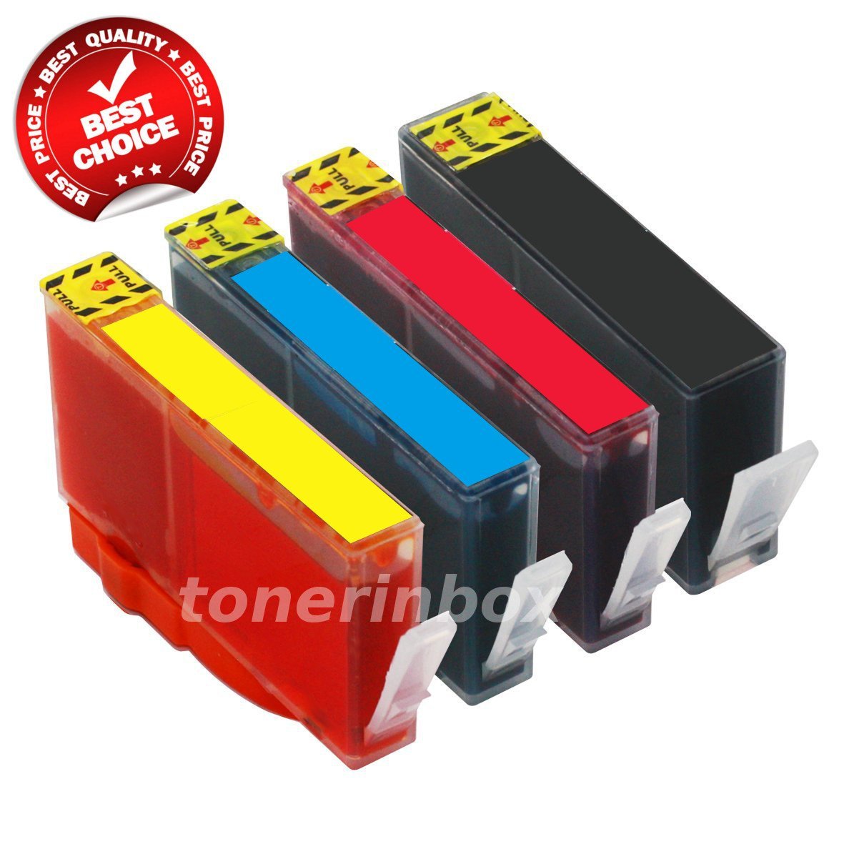 4pk Compatible Ink Set For HP 564XL Deskjet 3070a 3520 3521 3522 3526 INK LEVEL