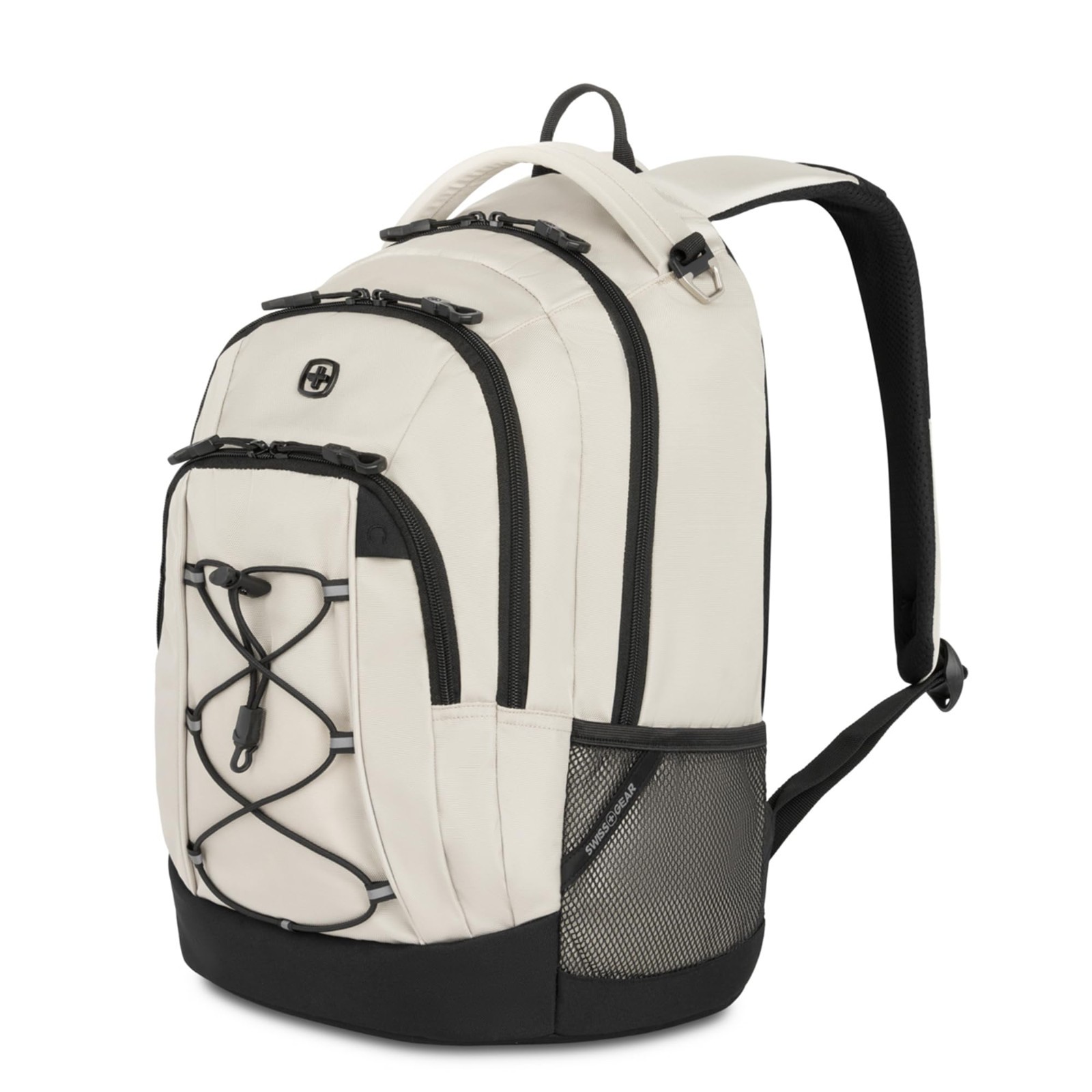 SwissGear 1186 Bungee Core Laptop Backpack 17 inch Cream/Black Special Edition