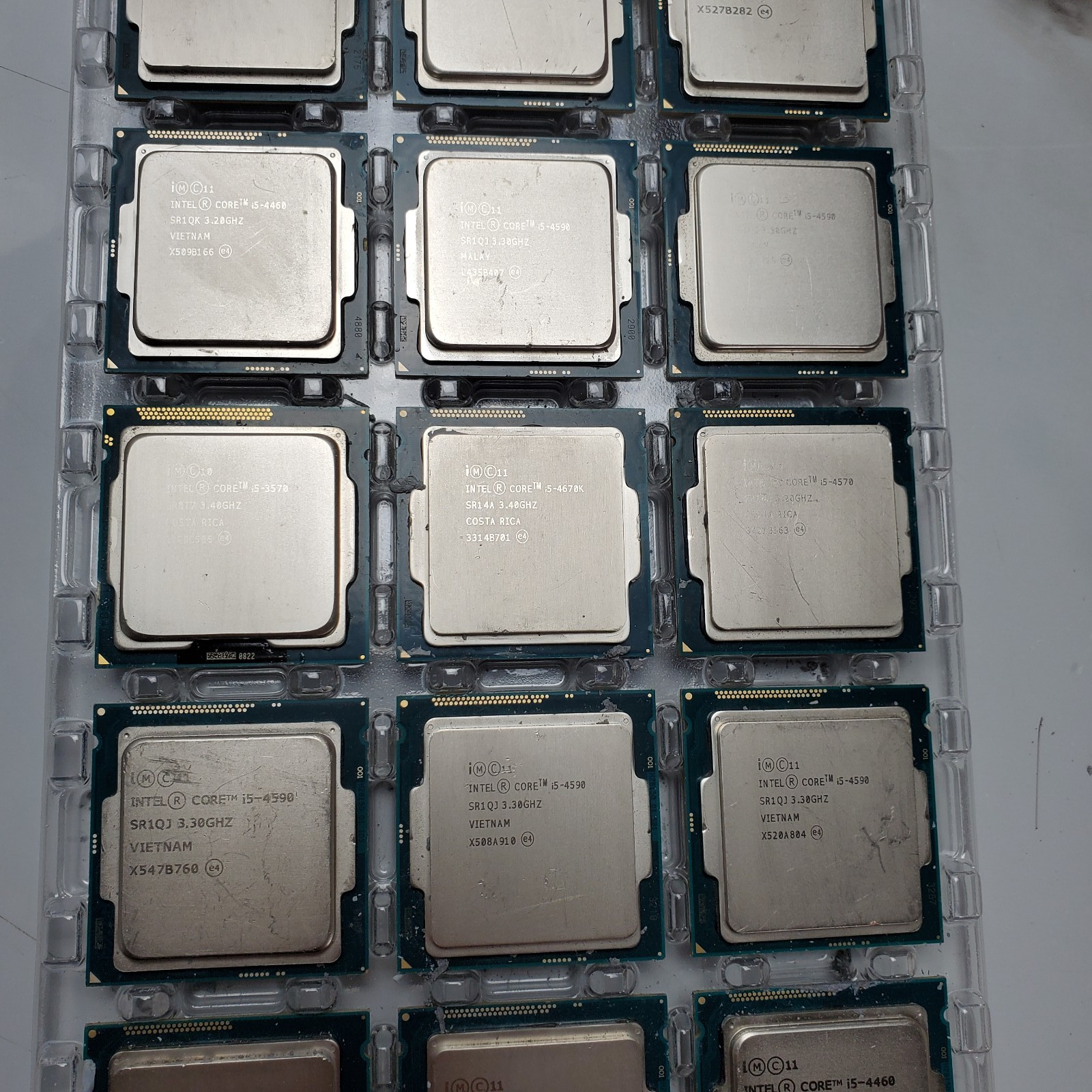 (Lot of 118) Intel 4th Gen Core i3 i5 i7 Desktop CPUs – Mixed Processor Lot READ