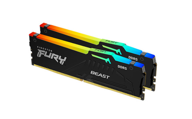 Kingston FURY 64GB KIT DDR5 6400 RGB Memory DIMM KF564C32BBEAK2-64 AMD EXPO XMP