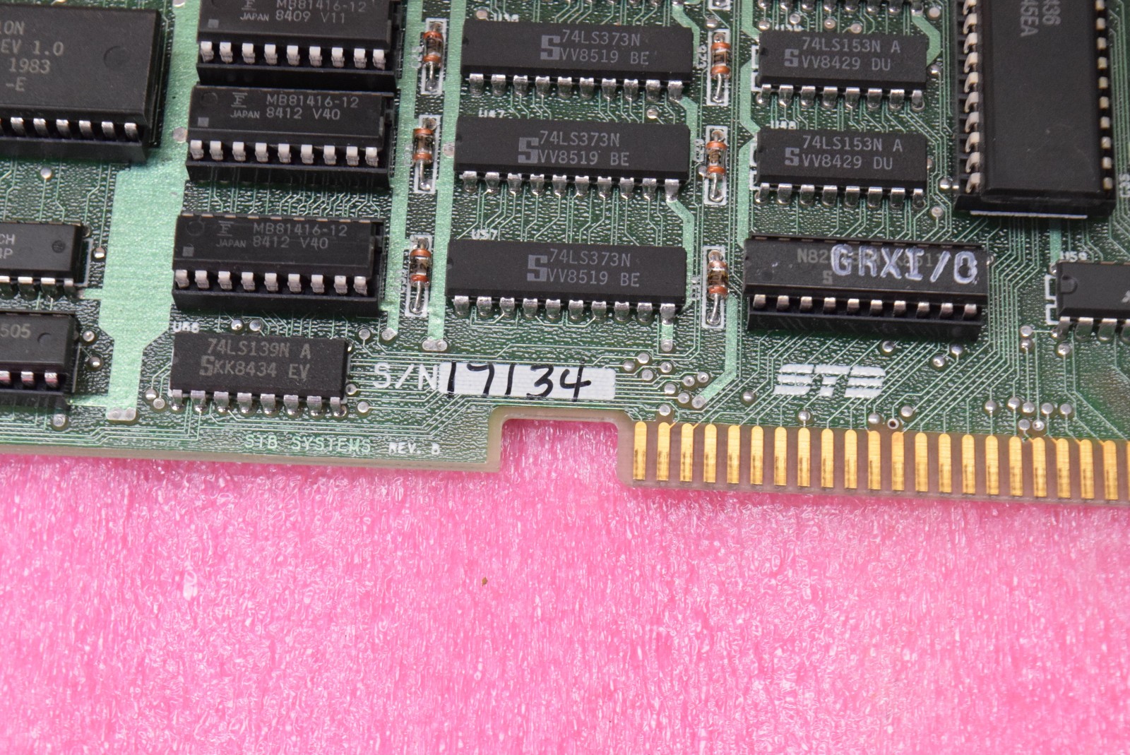 STB Systems GRAPHIX PLUS II MDA CGA 8bit ISA Card for 5150 5160 PC XT – TESTED