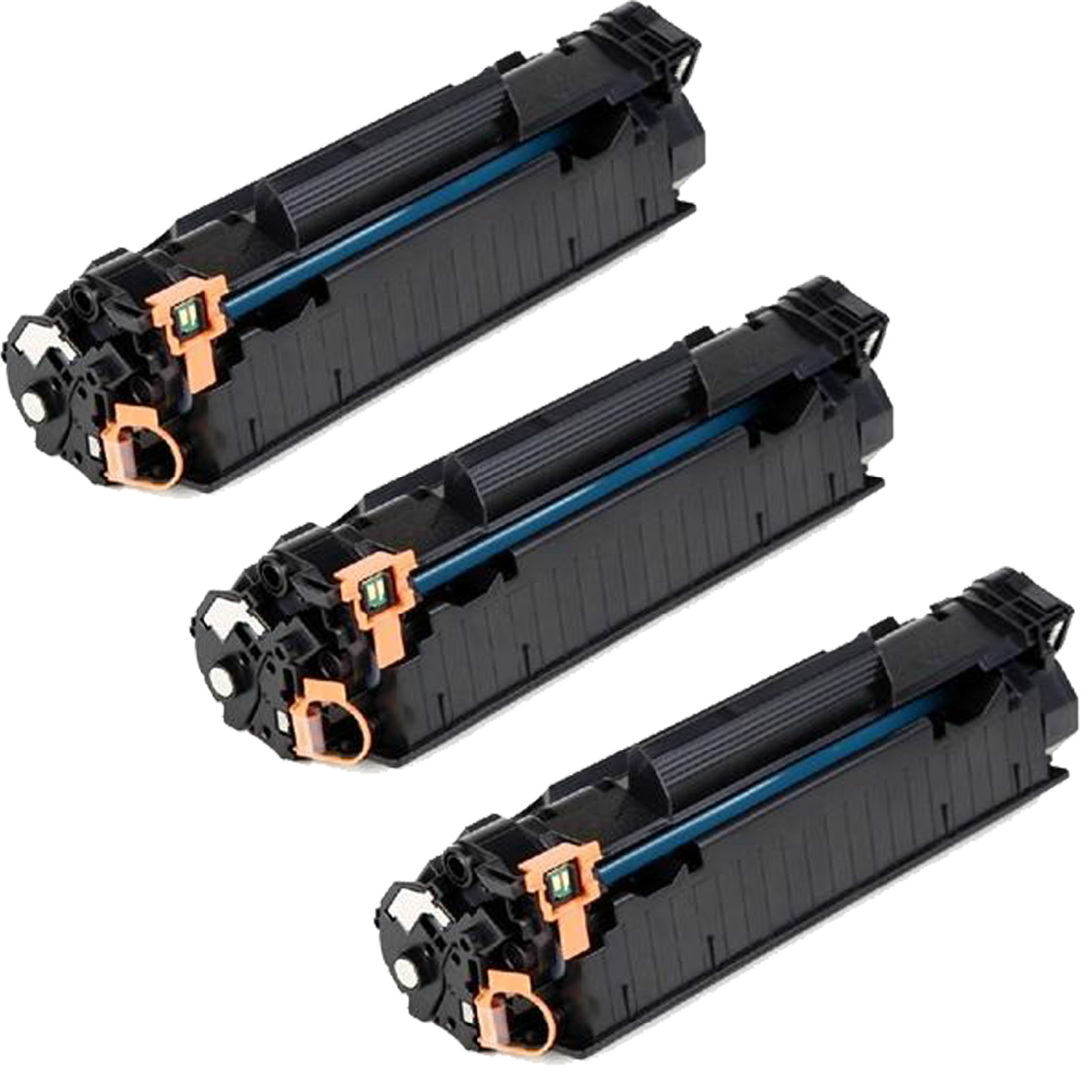 3pk CE278A Toner Cartridge For HP CE278A 78A LaserJet P1606dn, M1536dnf