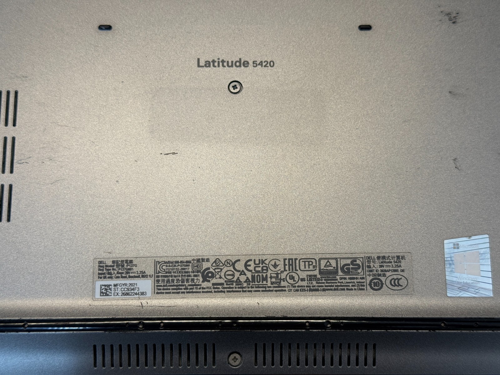 DELL LATITUDE 5420 14″ Intel Core I5-1135G7 2.4GHz 8GB RAM 256GB M.2 Laptop