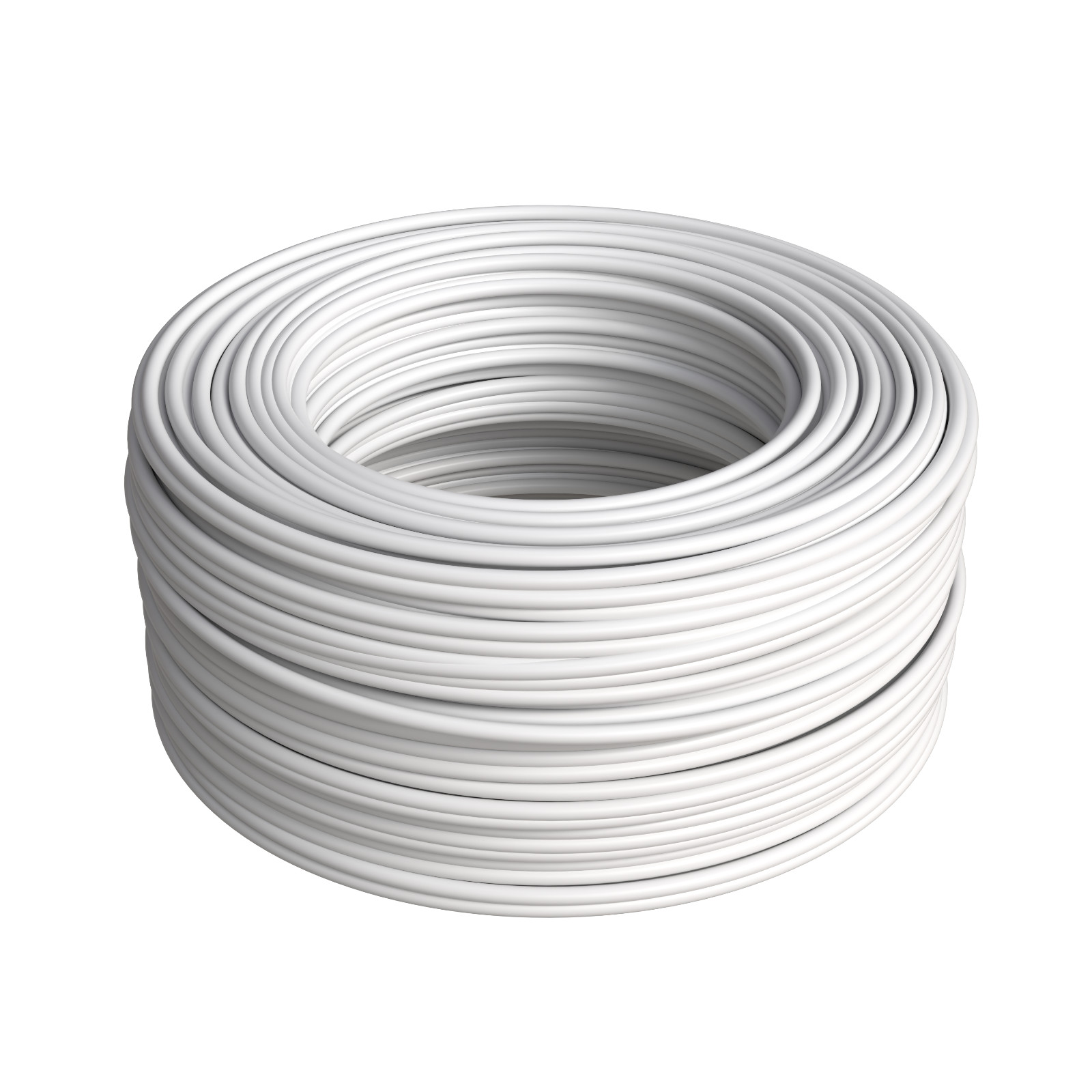 500FT CAT6 Riser Ethernet Cable 23AWG 550MHz CMR Solid Bare Copper Wire White