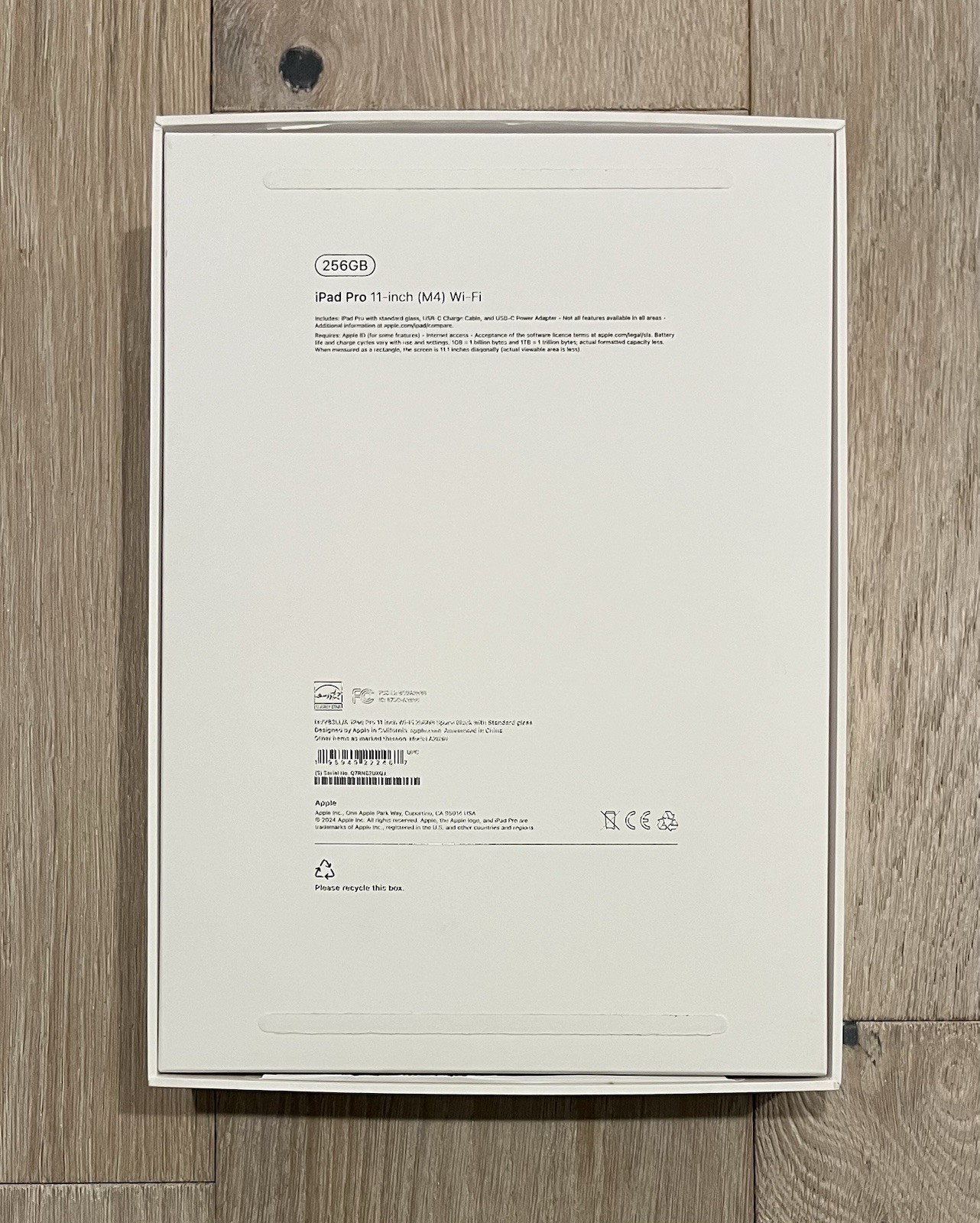 Apple iPad Pro 11-inch M4 Chip 256GB Wi-Fi Black MVV83LL/A – Excellent Condition
