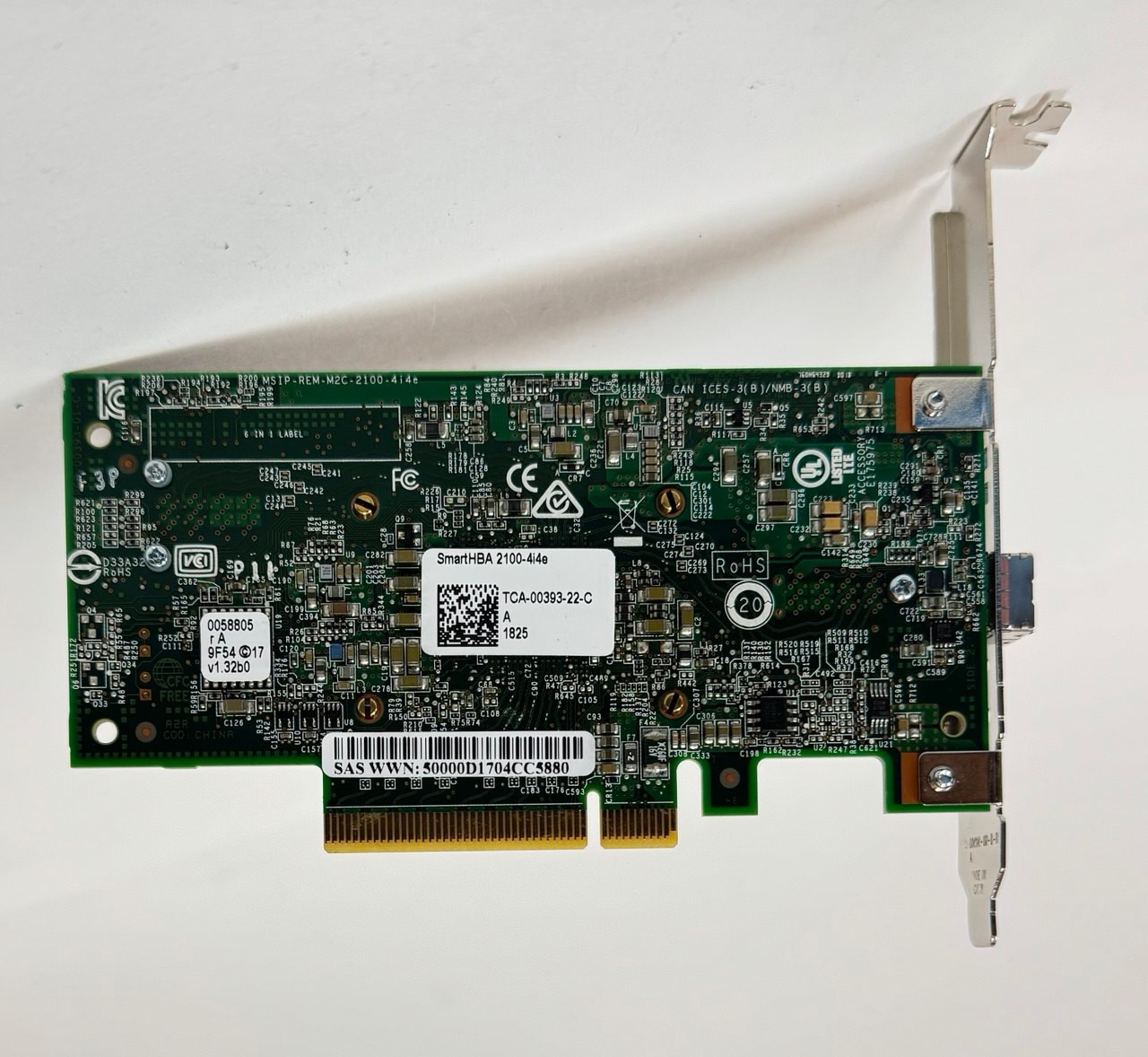 HP Microsemi SmartHBA 2100-4i4e 12Gb/s PCIe 3.0 SAS/SATA RAID Host Bus Adapter ,