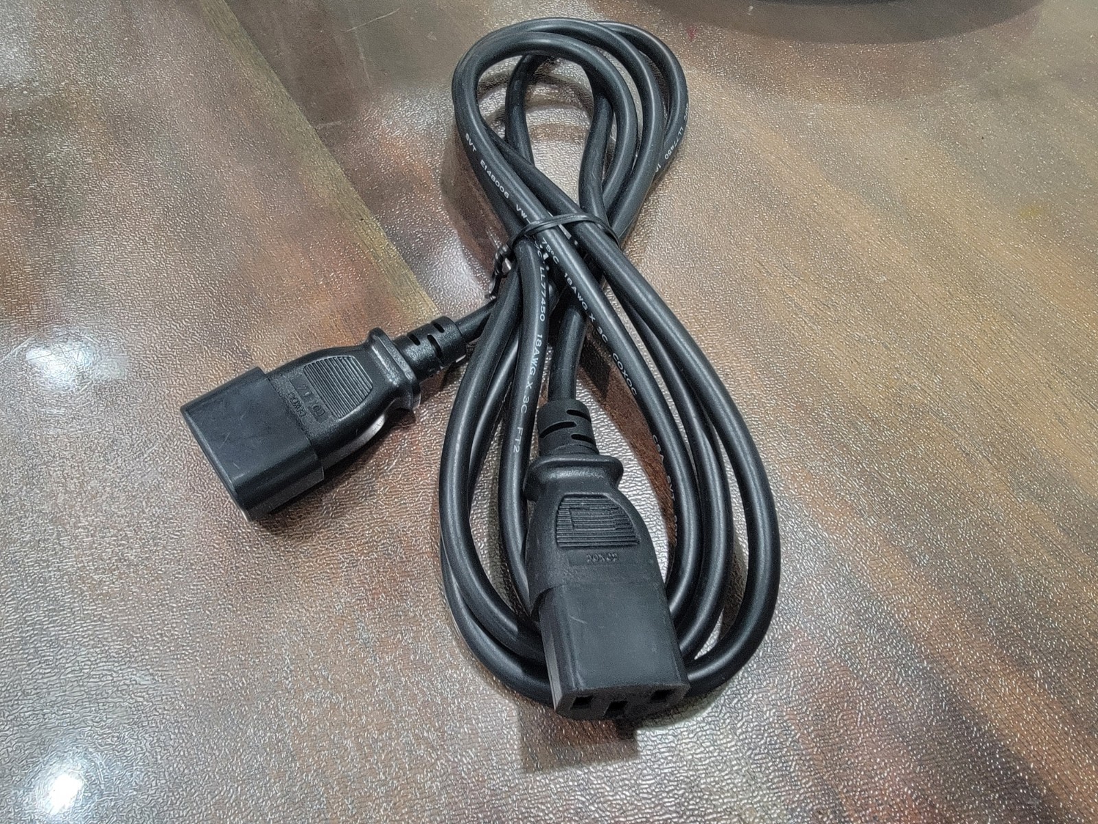 6ft IEC-320 C13 to C14 Heavy-Duty Power Extension Cord 18 AWG 13A/250V (10 Pack