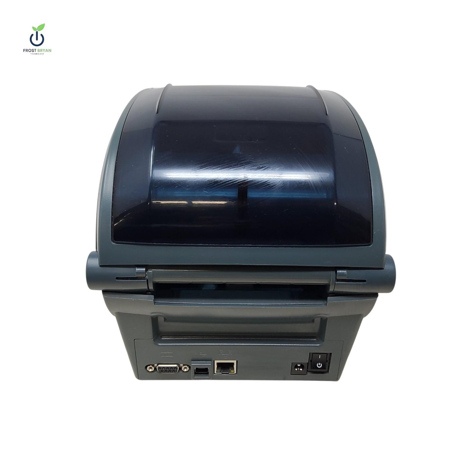 Zebra GX430T Barcode Label Printer USB Serial 554,089 Page Count Grade C [READ]