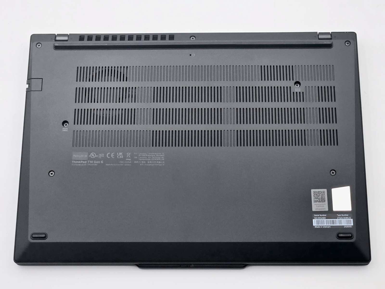 Lenovo ThinkPad T14 Gen 6 14″ FHD+ ULTRA 7 268V 512GB SSD 32GB W11P Webcam