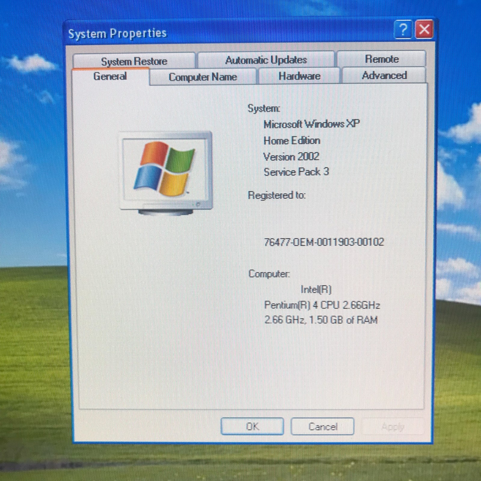 Dell Dimension 4550 PC for Retro Gaming Pentium 4 2.66GHz 1.5GB RAM (Windows XP)