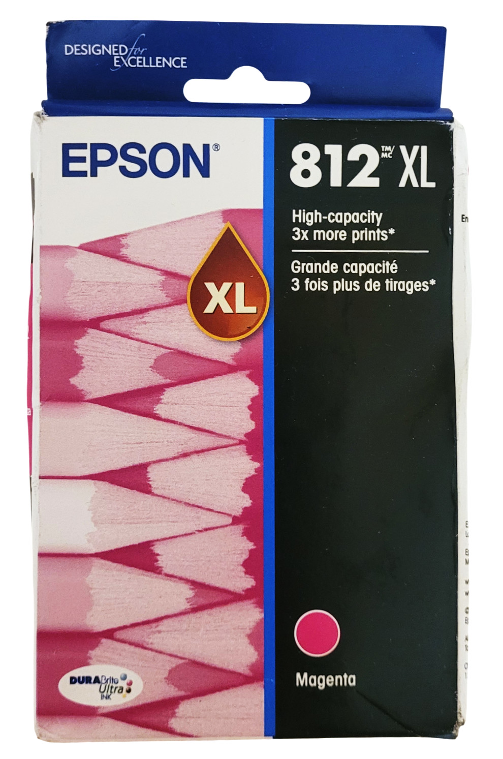 Epson 812XL Magenta Ink Cartridge Exp: 01-2029