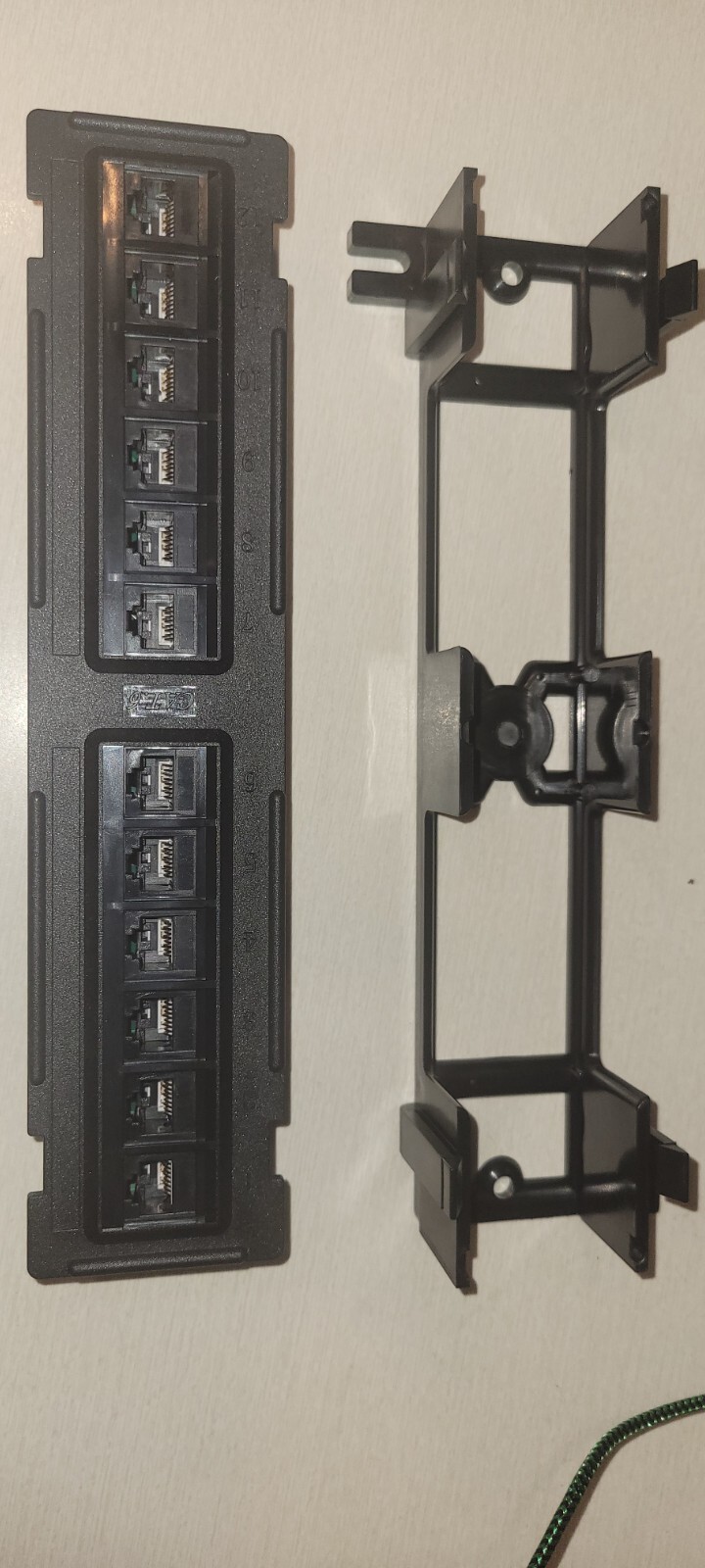 1 New 12 Port Vertical Cat6 RJ45 Network Patch Panel w/Bracket, Buyer’s Point