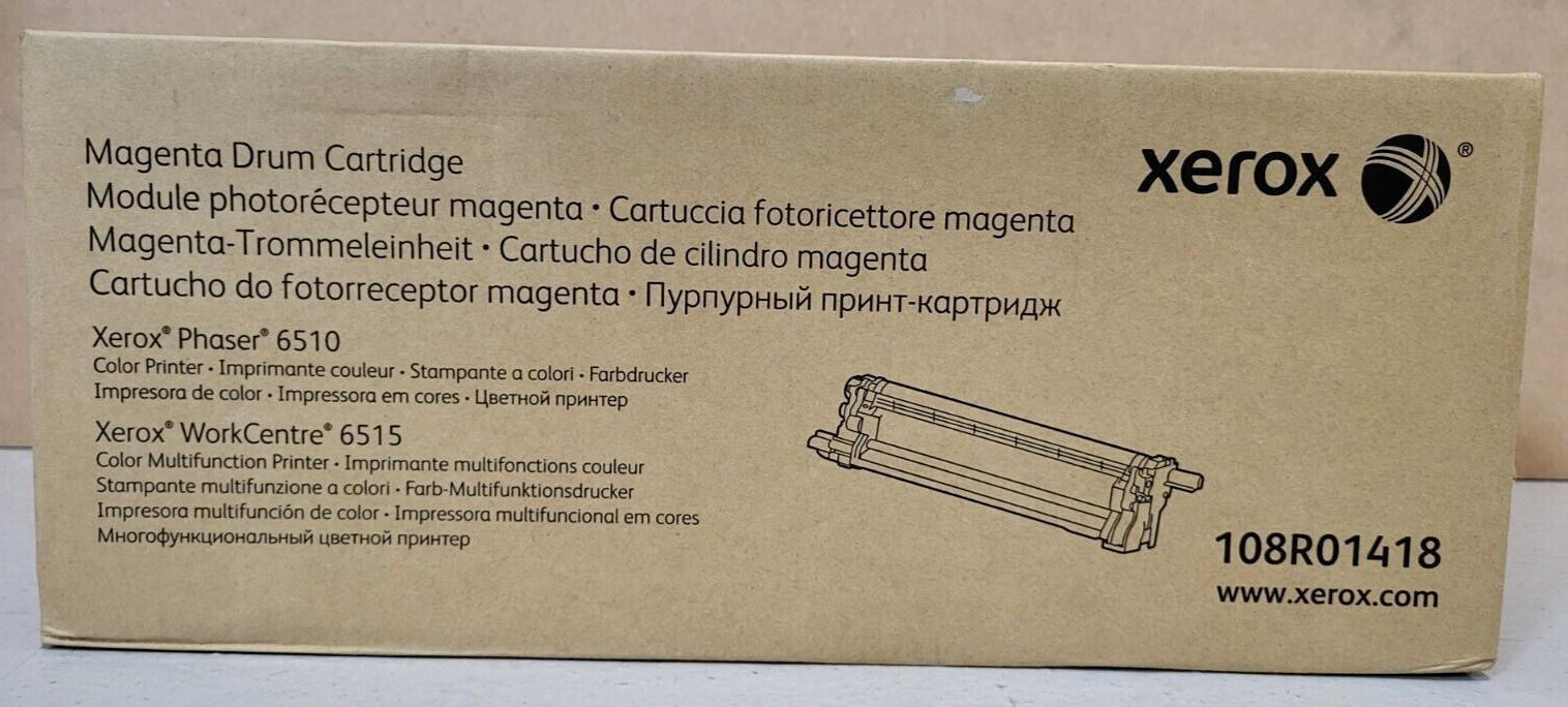 Drum Unit Xerox 108R01418 Magenta New Original Packaging Xerox Phaser 6510 RG VAT