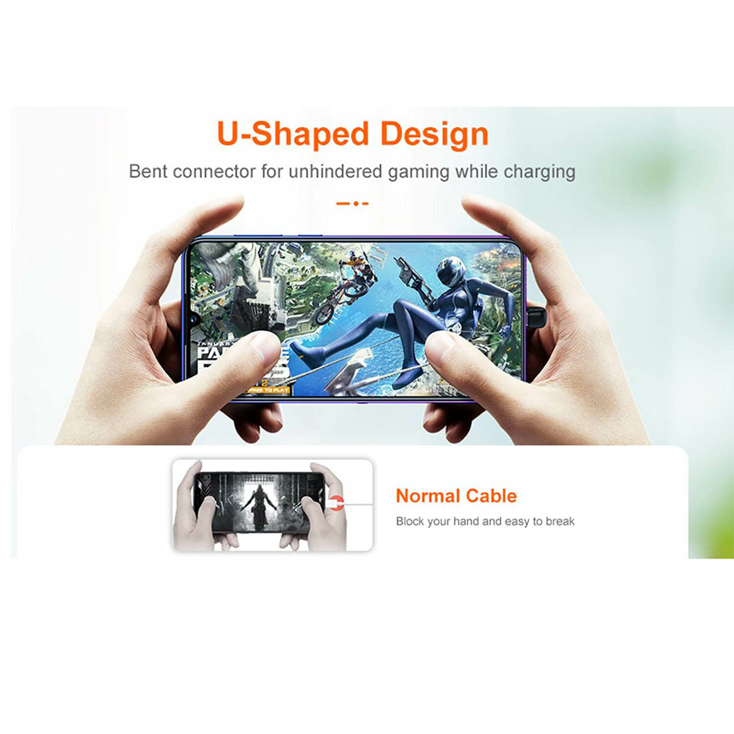 USB 3.1 Type C Male to USB 3.0 A Female OTG Adapter U Shape Laptop Tablet Phone