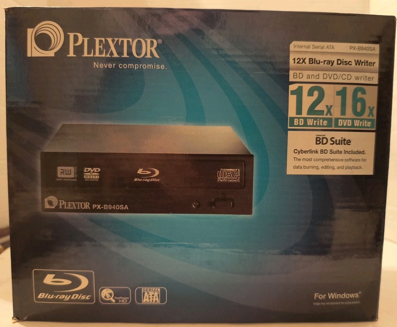 Plextor PX-B940SA 12X BD Write Internal Blu-Ray Disc Writer 16x DVD Write New