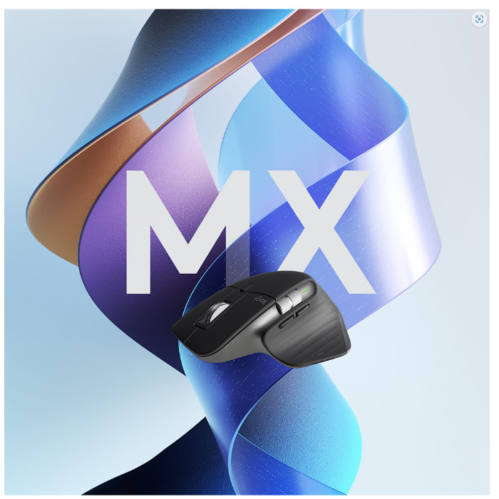Logitech MX Master 3S Wireless Performance Mouse w/Ultra-fast Scrolling Pale Gra