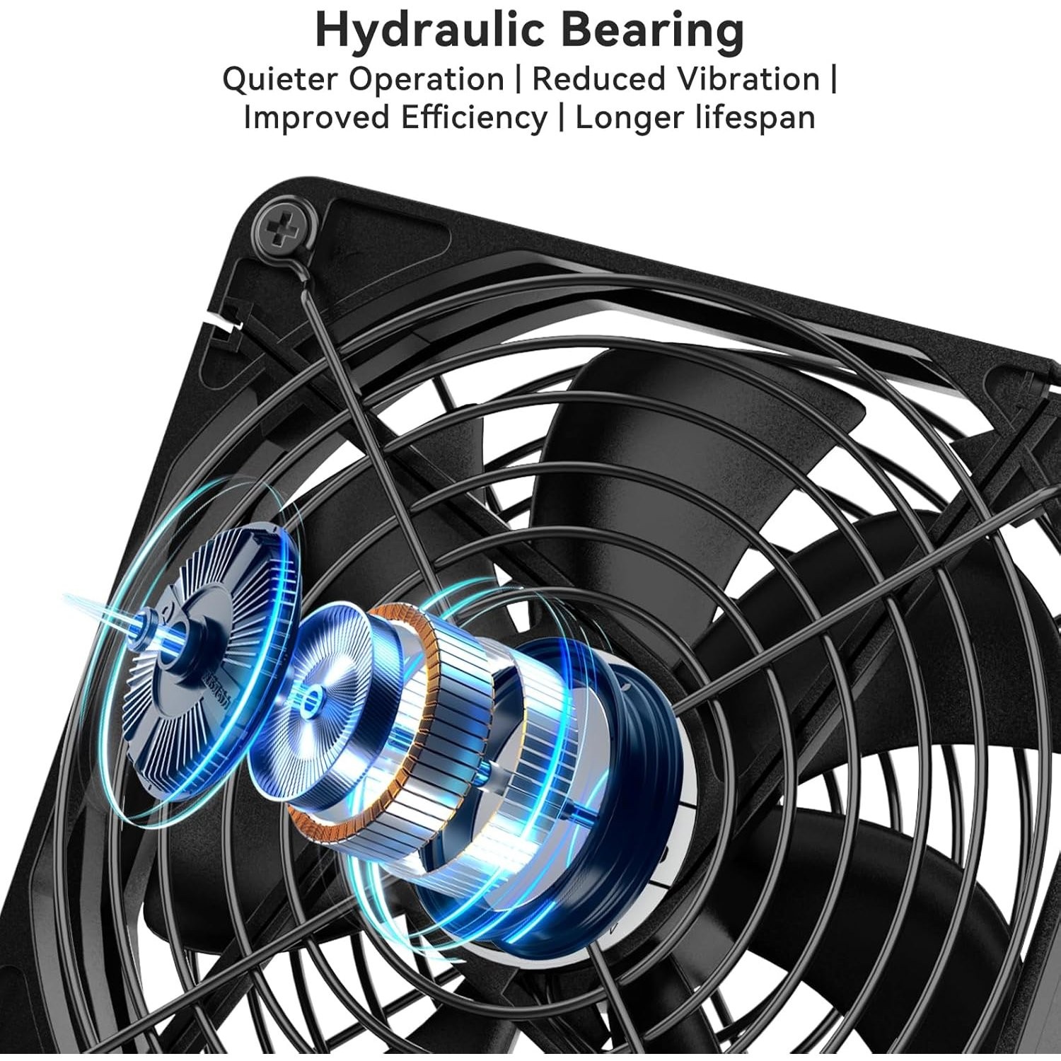 Aluminum 120mm USB Fan 5V 1500RPM Cooling for Desktop, Gaming, and Electronics