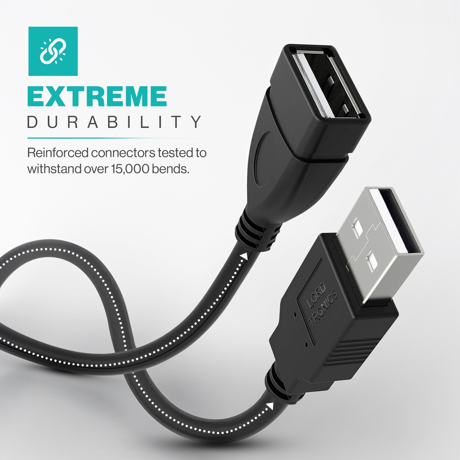 USB Extension Cable USB A to USB A Male to Female Extender Long Cord 3-10FT Lot