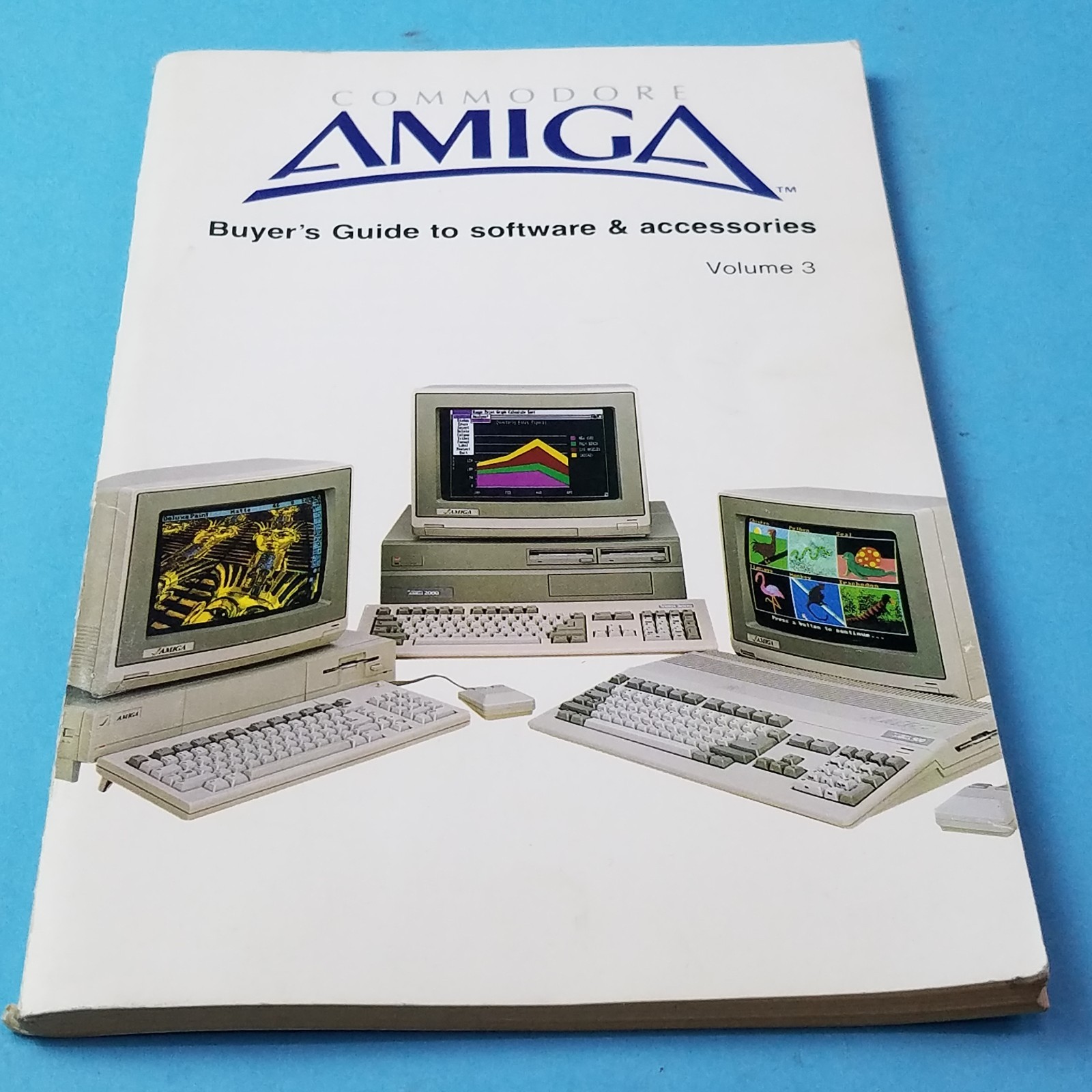 VTG Commodore Amiga Buyer’s Guide To Software & Accessories Vol 3 Computer Book