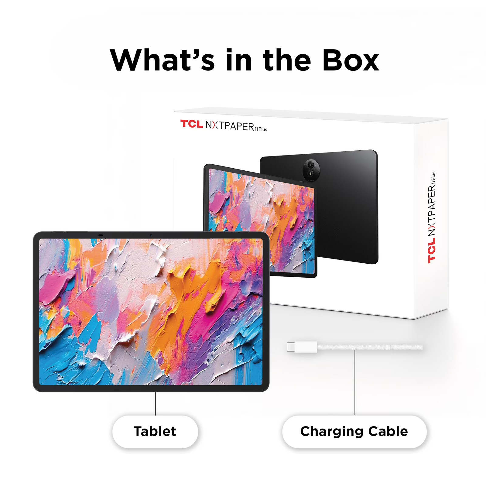 TCL NXTPAPER 11 Plus Tablet 11″ Screen Android 15 256GB Dual Camera Black
