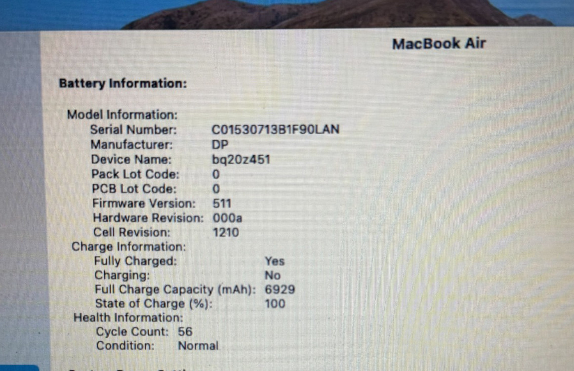 Apple MacBook Air 13″ (128GB SSD, Intel Core i5 5th Gen., 1.6 GHz, 8GB) Laptop