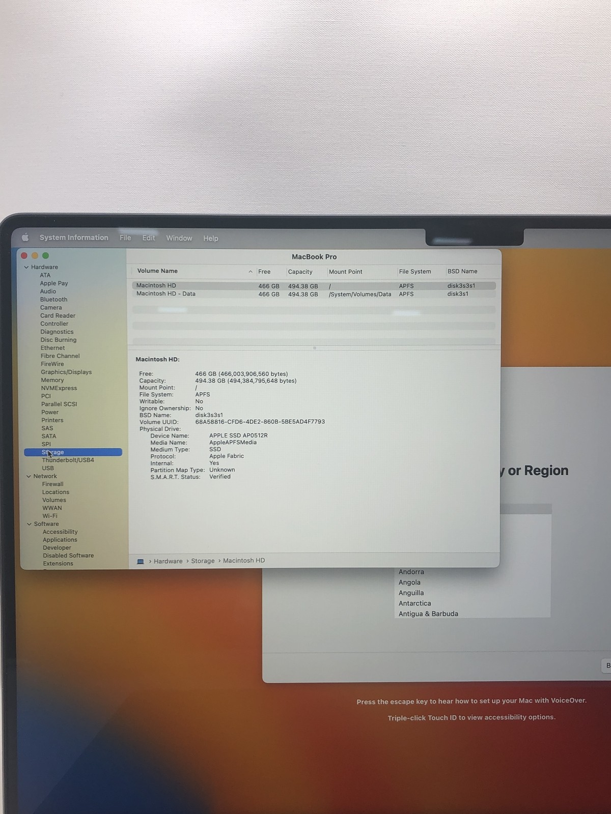 APPLE MACBOOK PRO A2485 2021 M1 PRO 512GB 16GB -Grade D