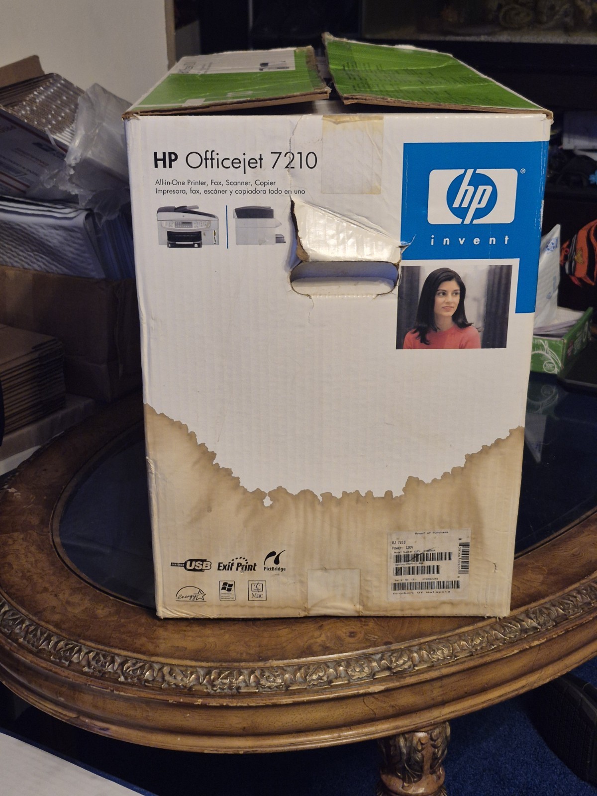HP OfficeJet 7210 All-In-One Inkjet Printer ,nob