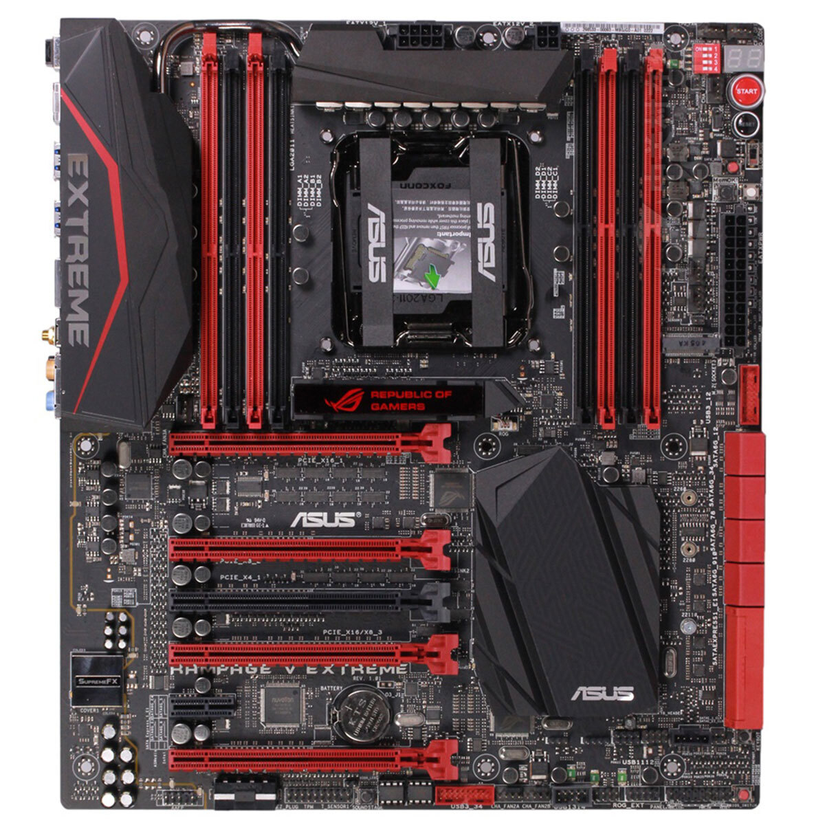 ASUS RAMPAGE V EXTREME X99 Motherboard LGA 2011-3 DDR4 USB 3.0 On-Board Audio