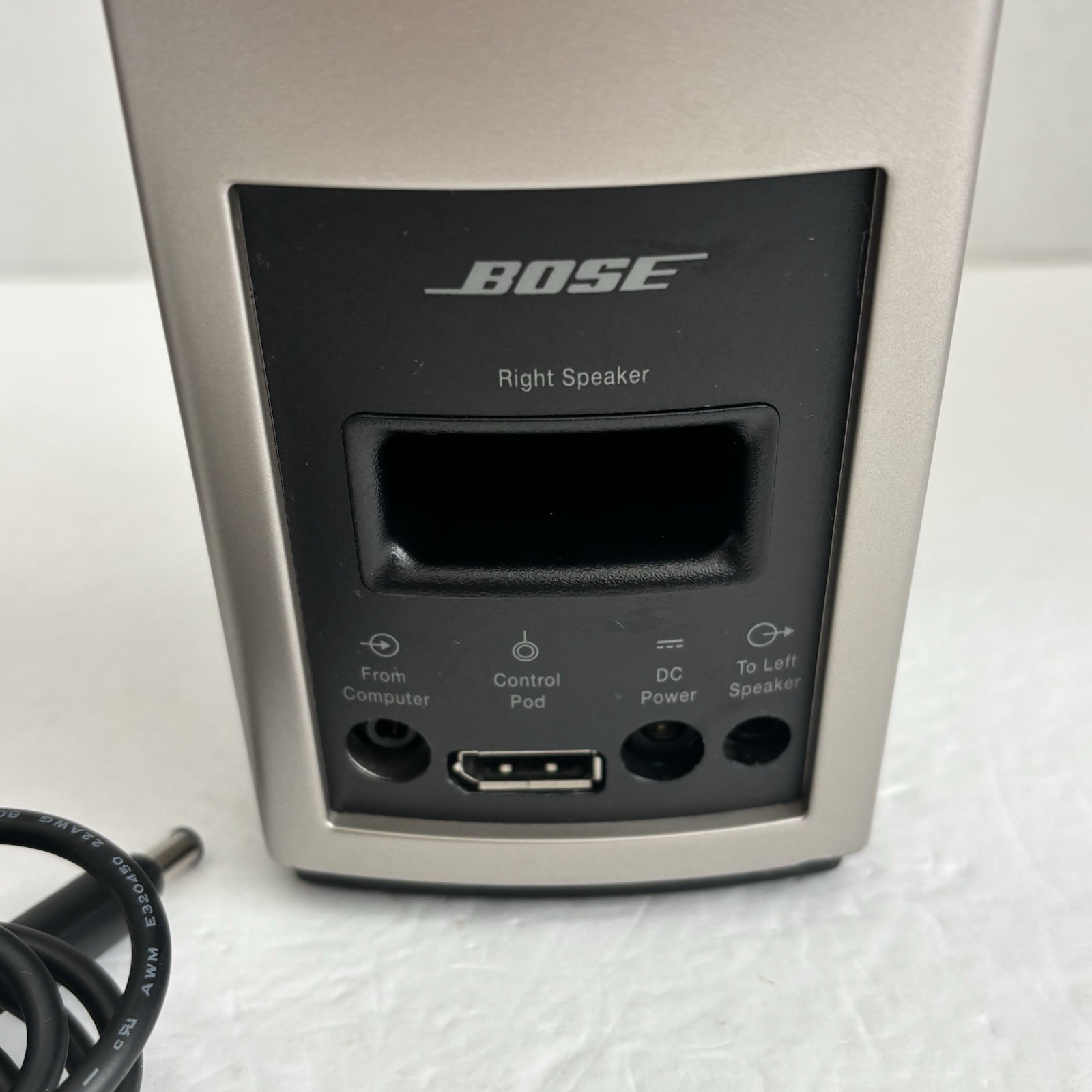 Bose Companion 20 Multimedia Speaker System with Control Pod and Cables Tested