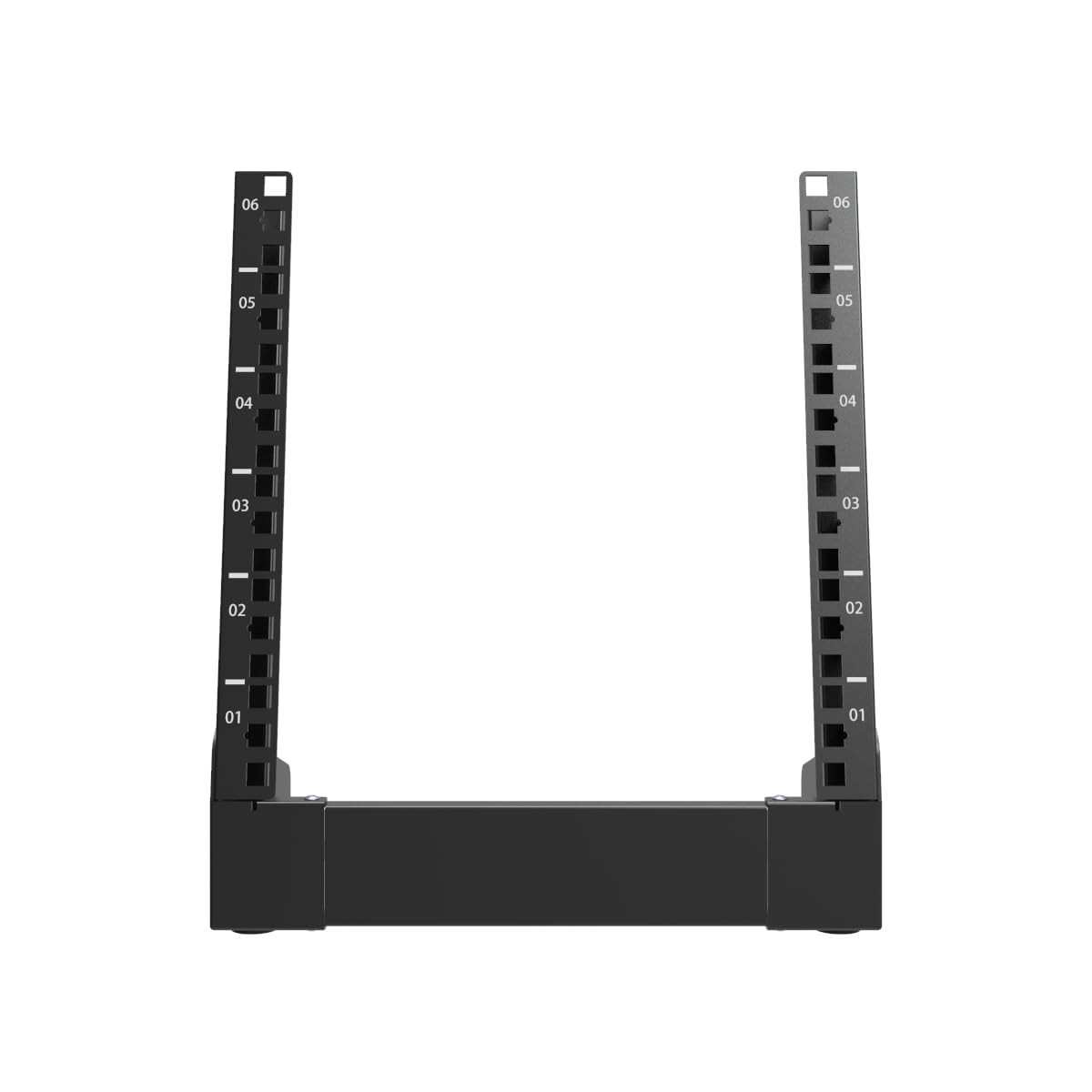 6U Mini Desktop Network Rack – Open Frame Cabinet for 10″ Servers, Audio & Video