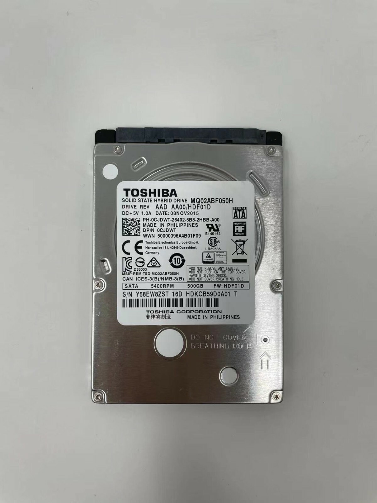 *Used* 500GB 120GB SATA desktop / laptop hard drive 2.5 inches Mixed Brand