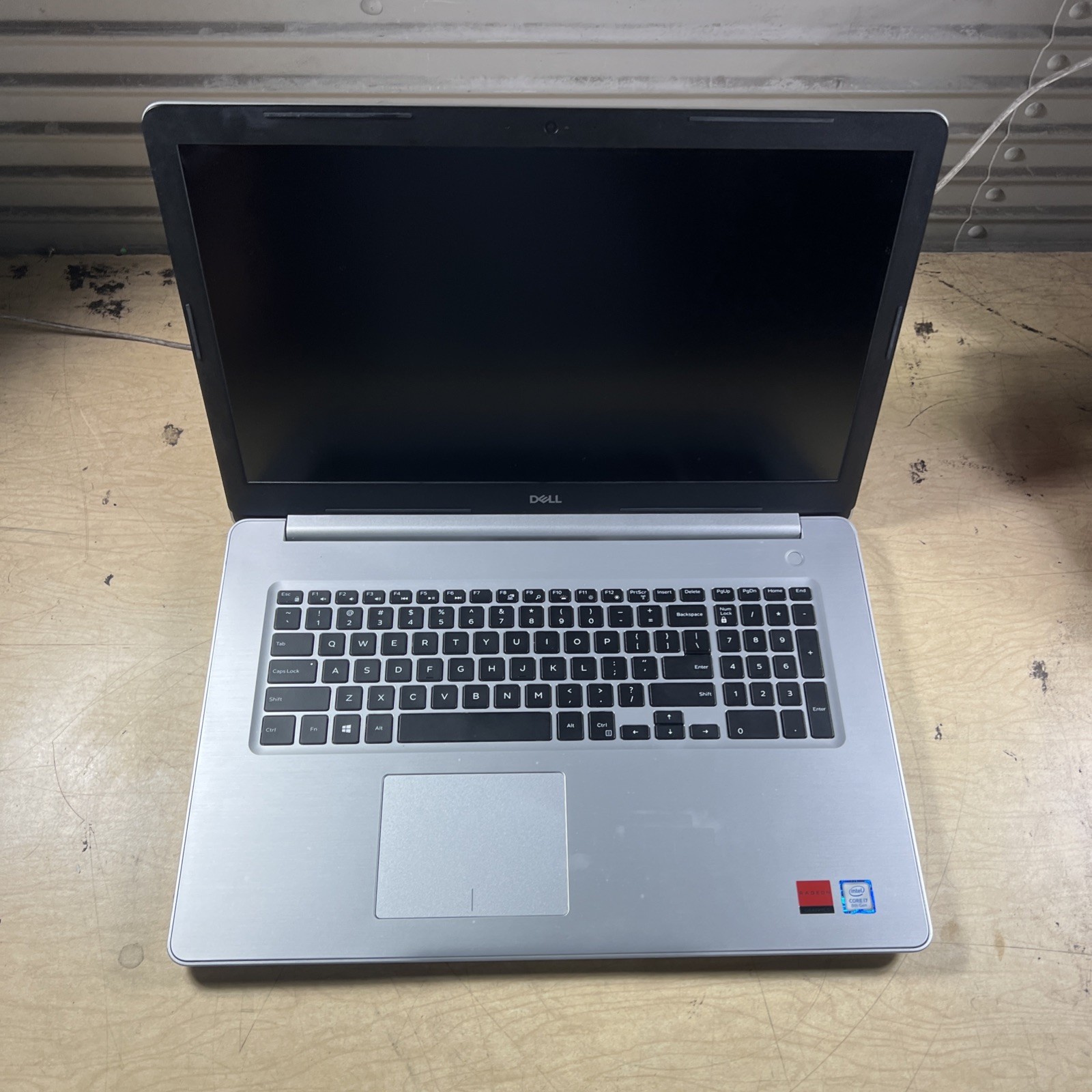 DELL INSPIRION 5770 INTEL CORE I7-8550U 1.80GHZ 16GB RAM **NO HD/ NO CADDIE